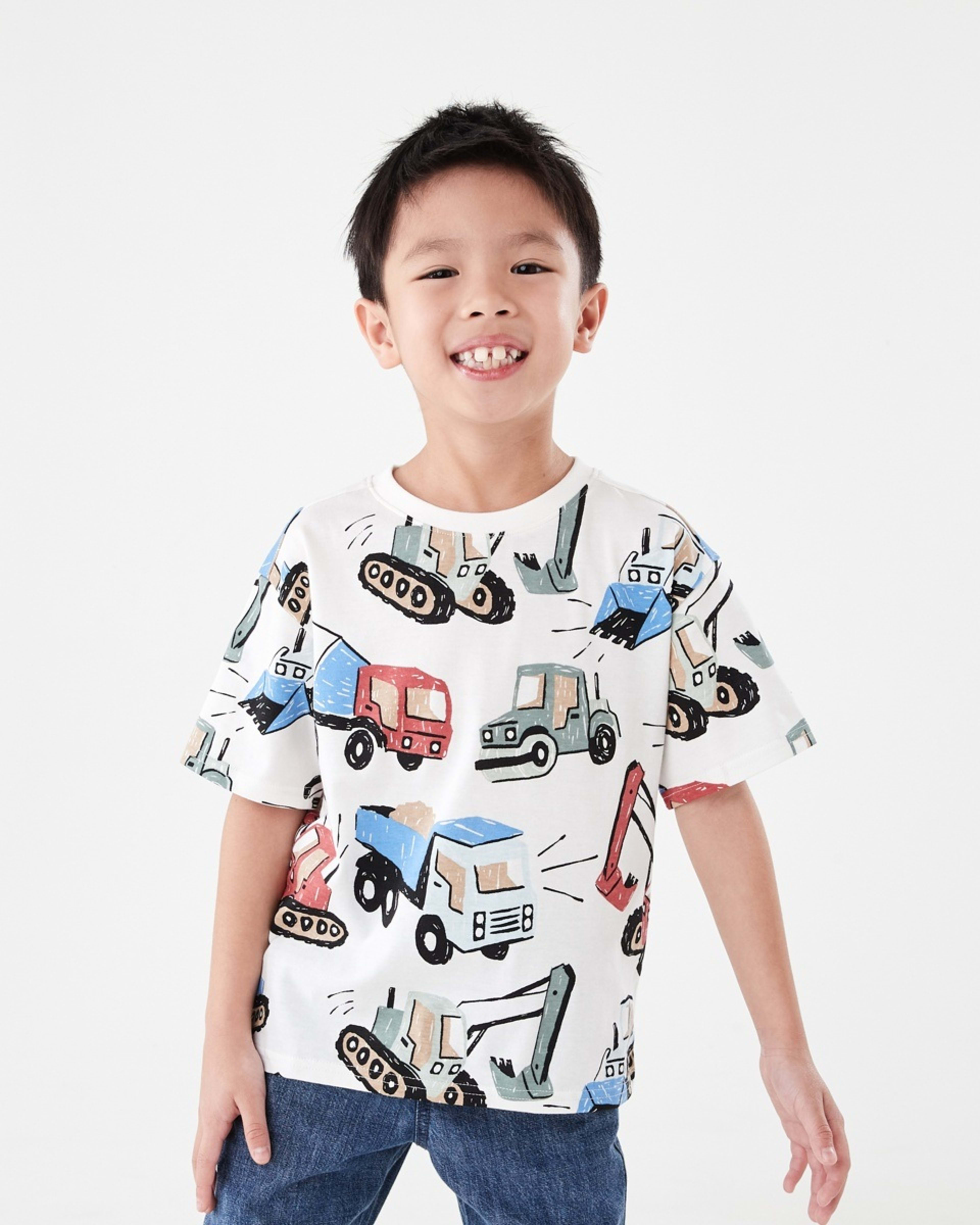 1 All Over Print T-shirt Wht Digger