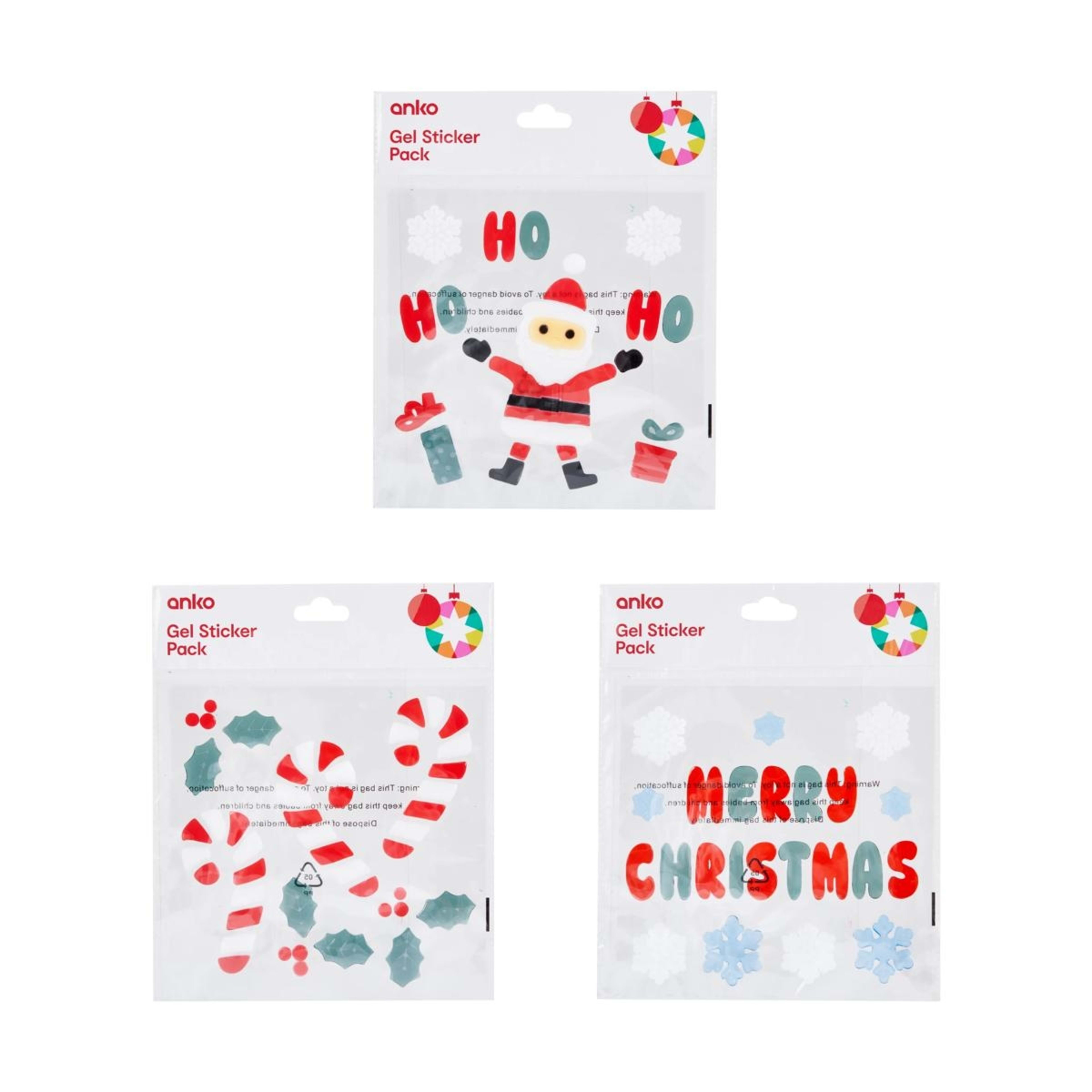 1 Gel Sticker Pack - Assorted, 1 of 3