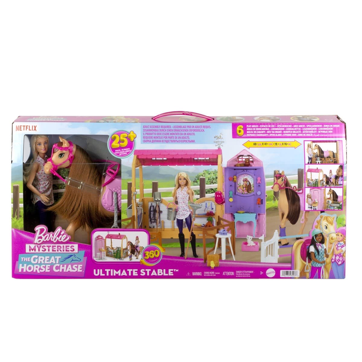 Barbie Mysteries The Great Horse Chase Ultimate Stable Playset Kmart