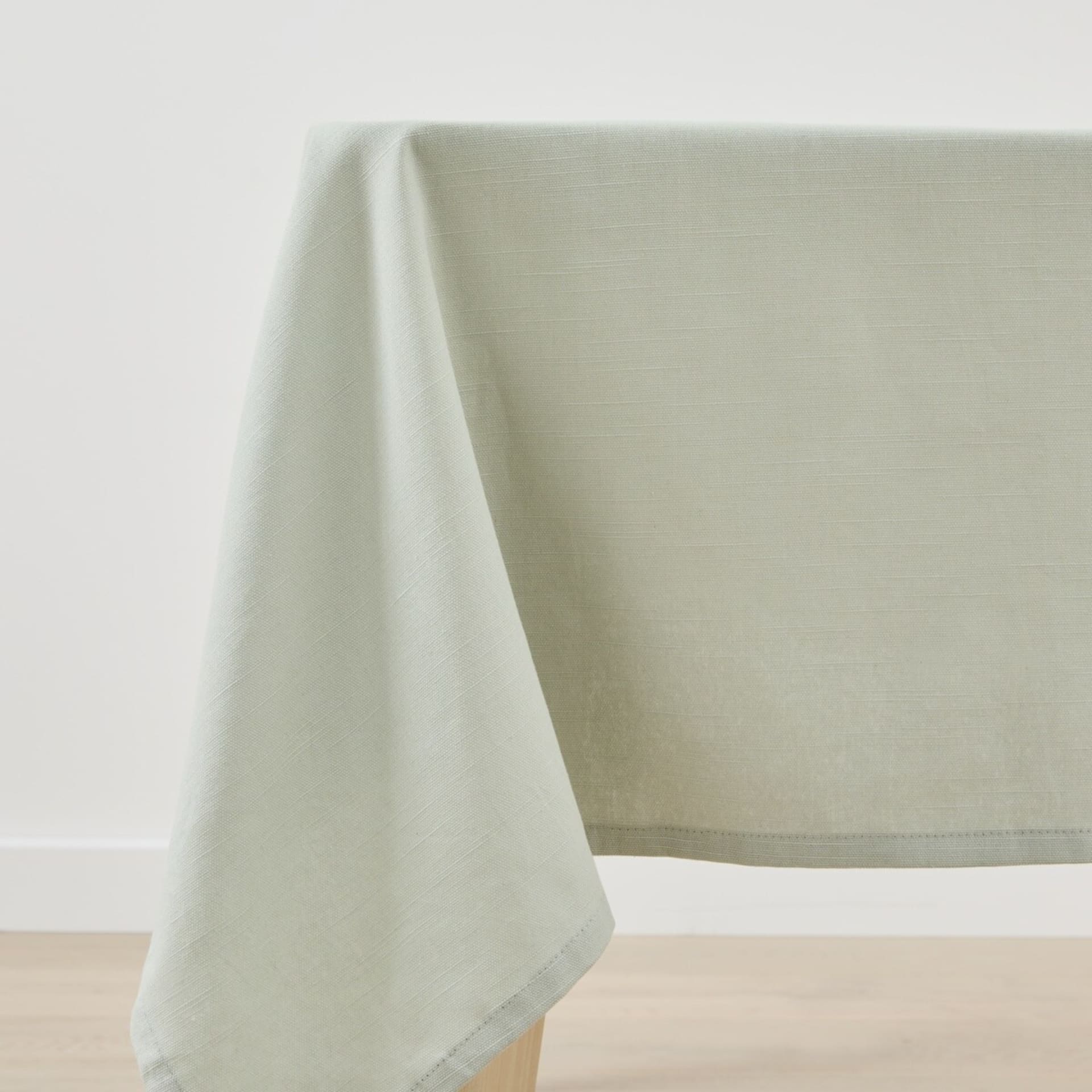 Sage Extra Large Linen Look Table Cloth - Kmart