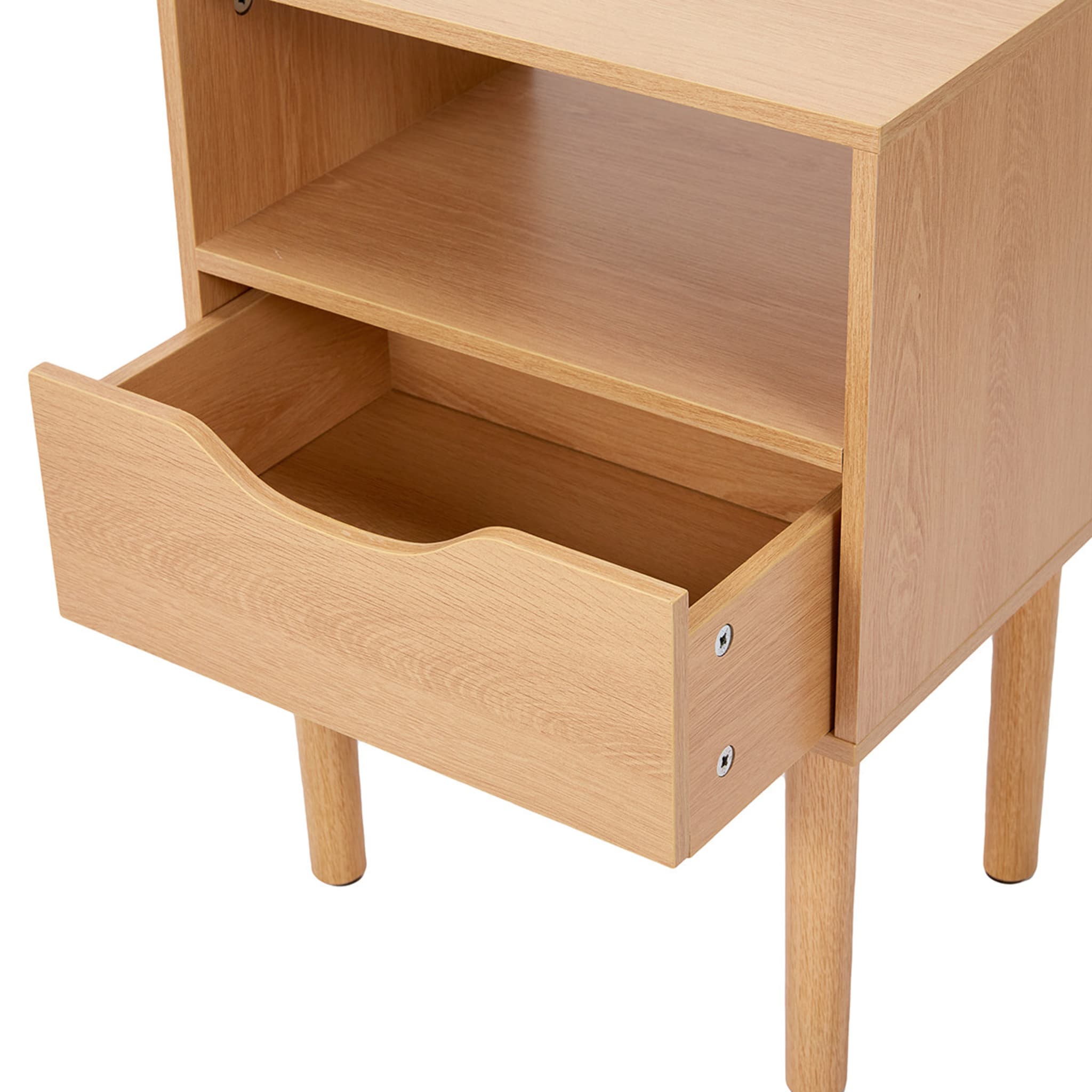 Oak Look Bedside Table Kmart