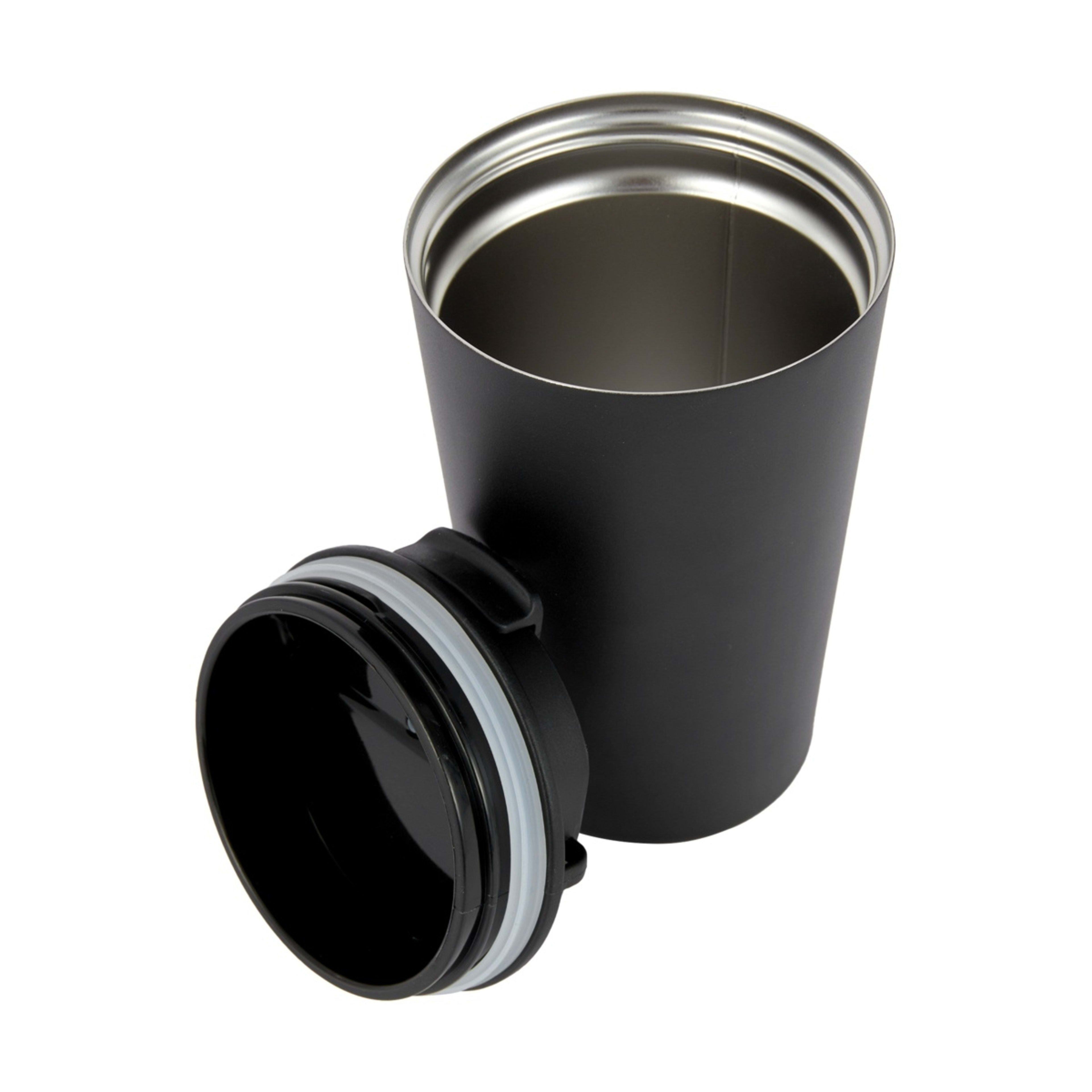 4 400ml Black Double Wall Coffee Cup, 4 of 7