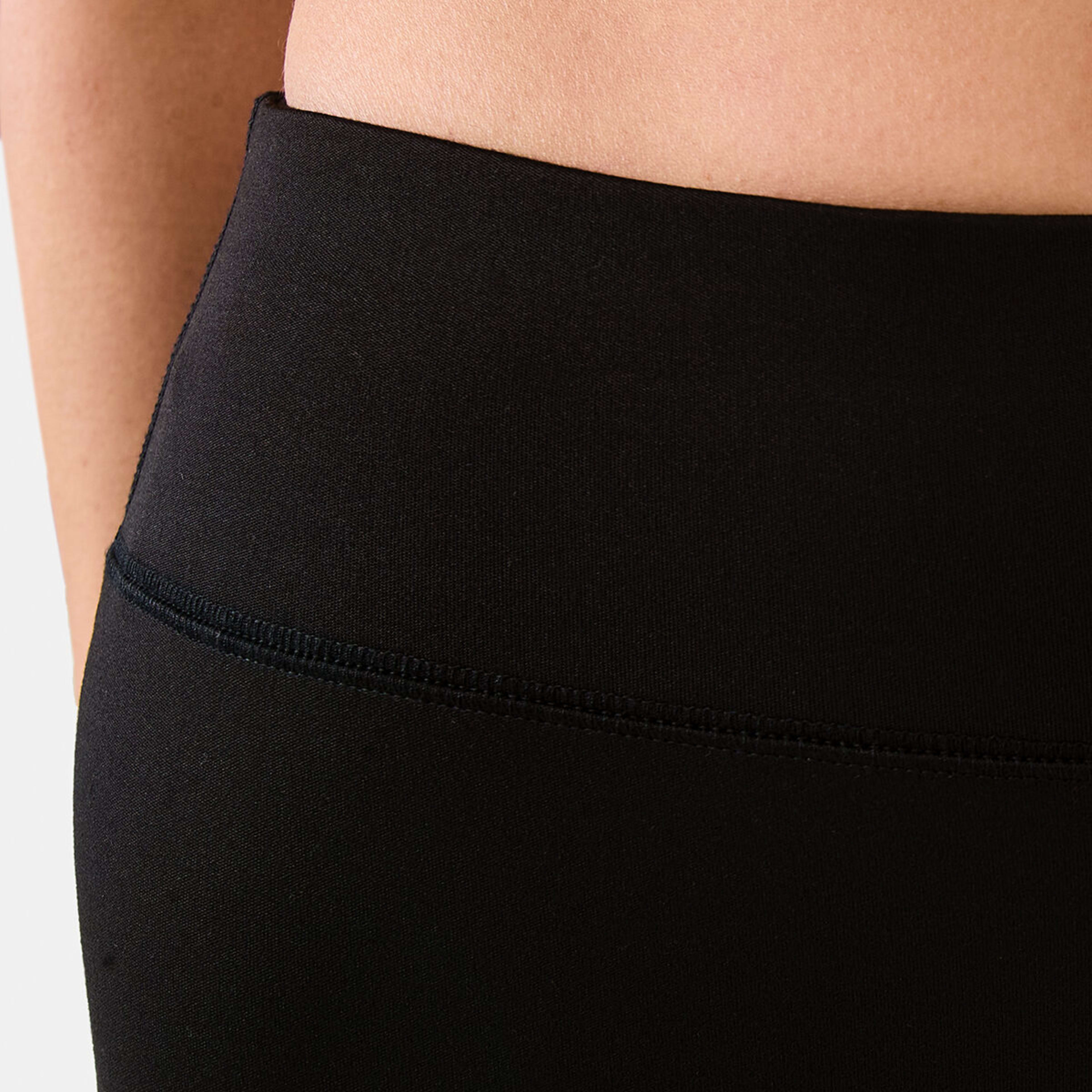 5 Active Womens Core Crop Everyday Comfort Leggings Black, 5 of 5