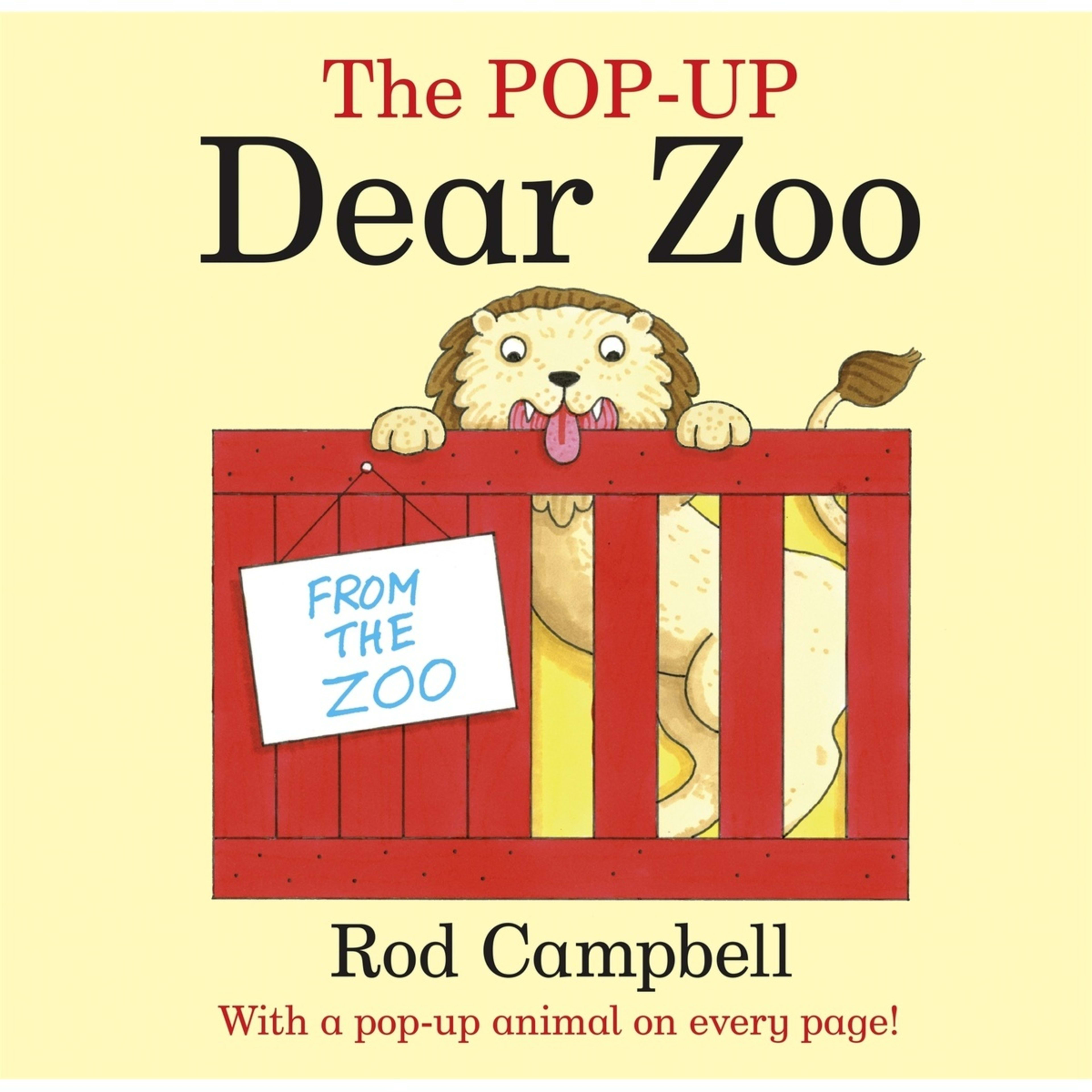 1 The Pop-Up Dear Zoo by Rod Campbell - Book