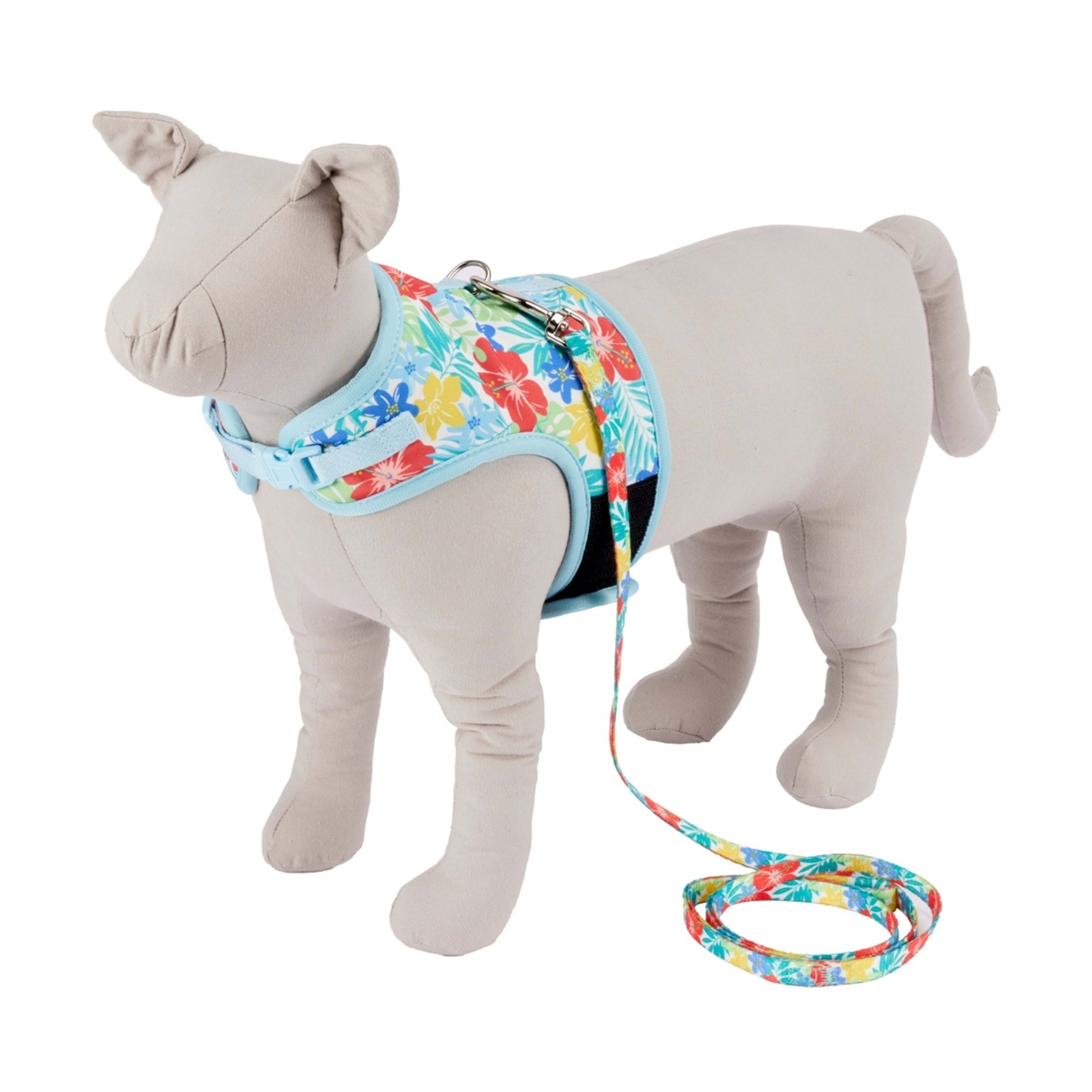 2 Cat Harness and Lead Set - Tropical Print, 2 of 10