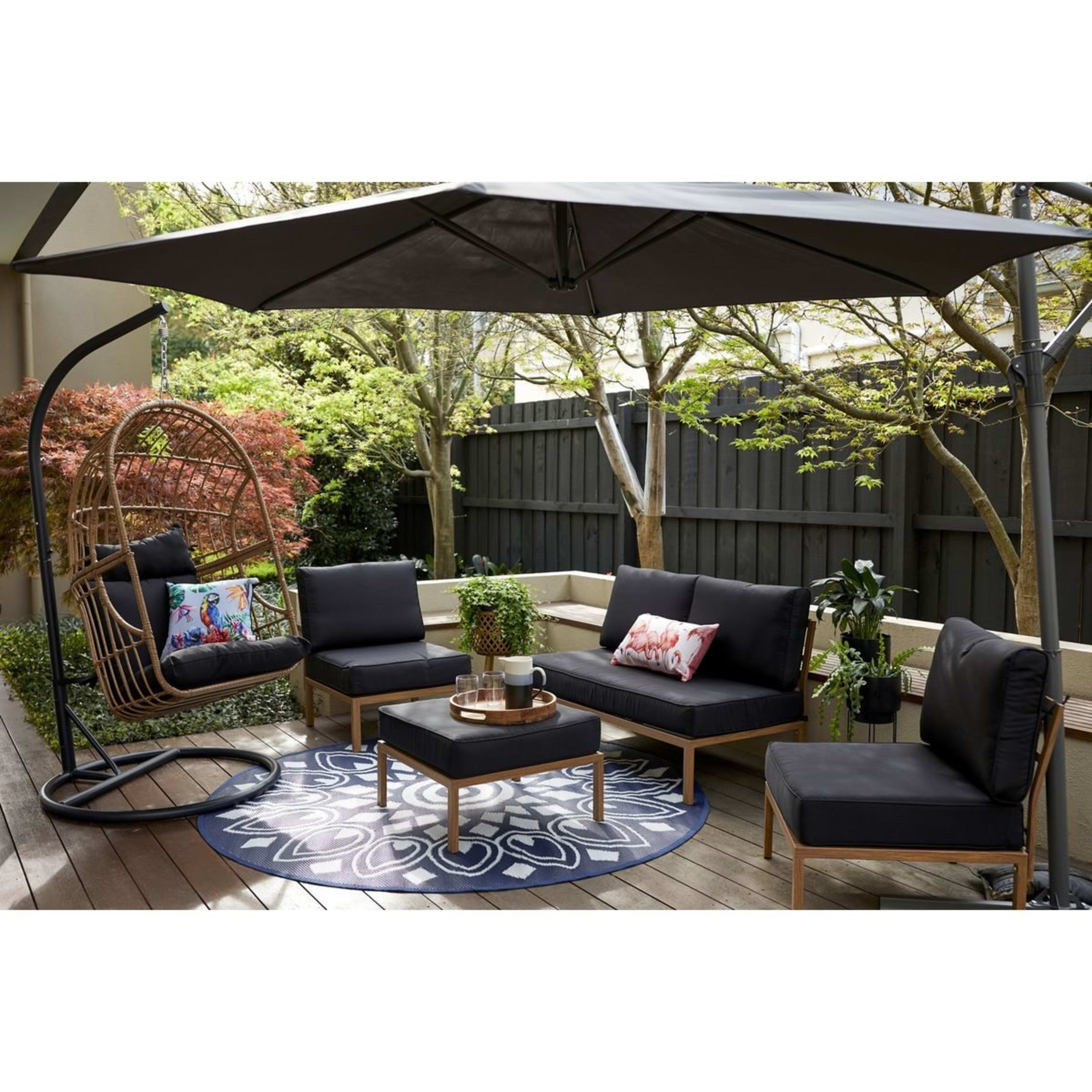 9 Cantilever Umbrella - Grey, 9 of 9
