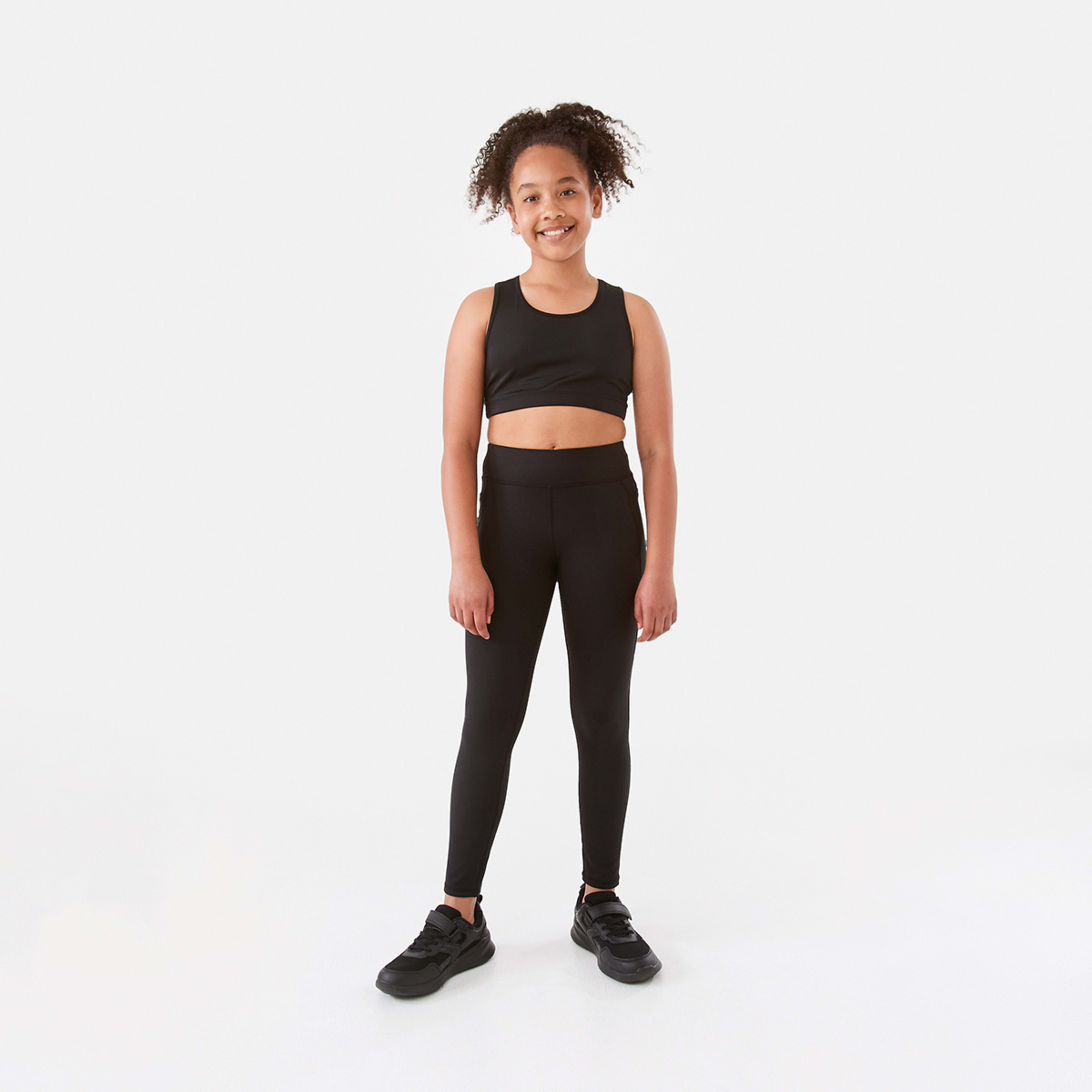 6 Active Kids Full Length Training Leggings Black, 6 of 9