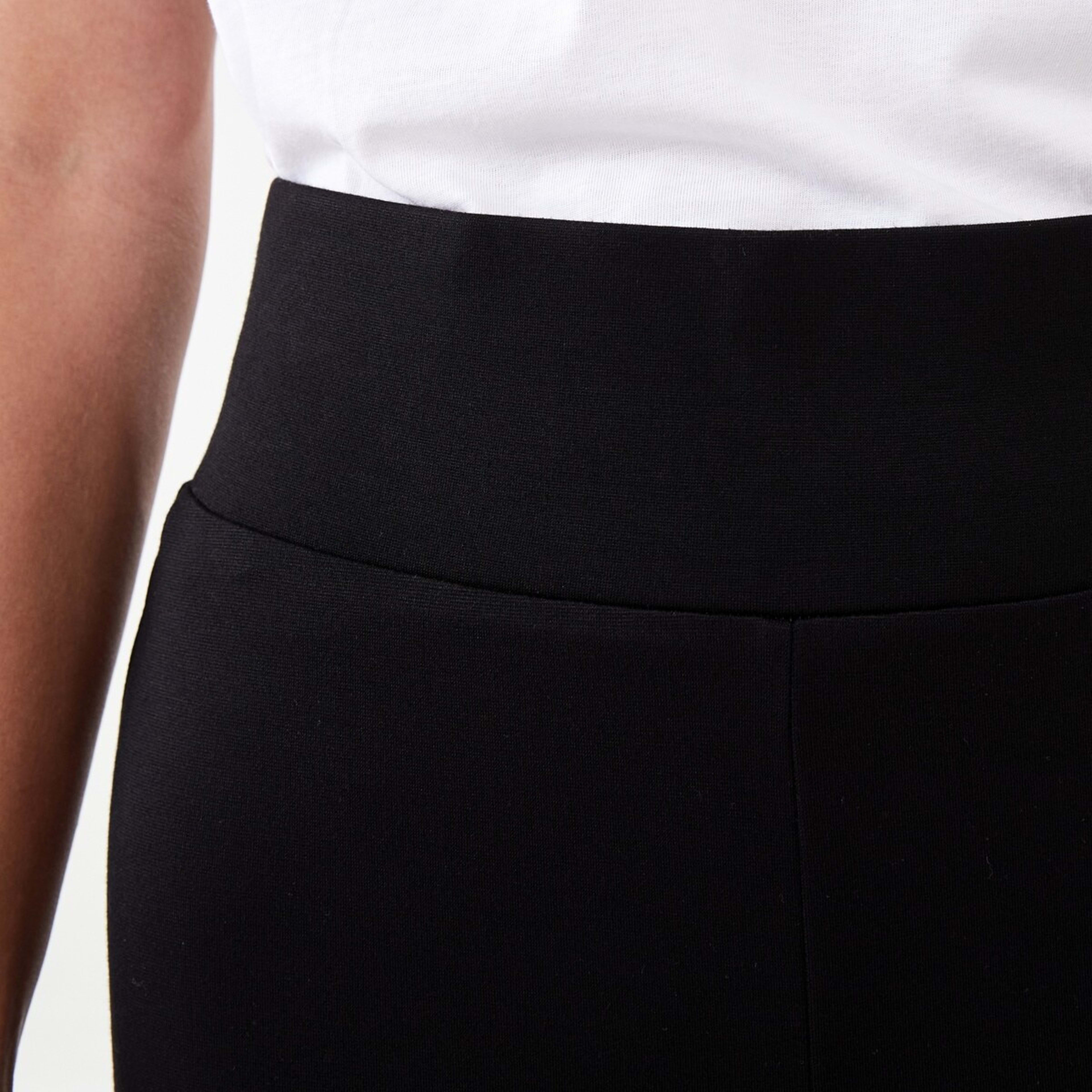 4 Split Hem Leggings Black, 4 of 5