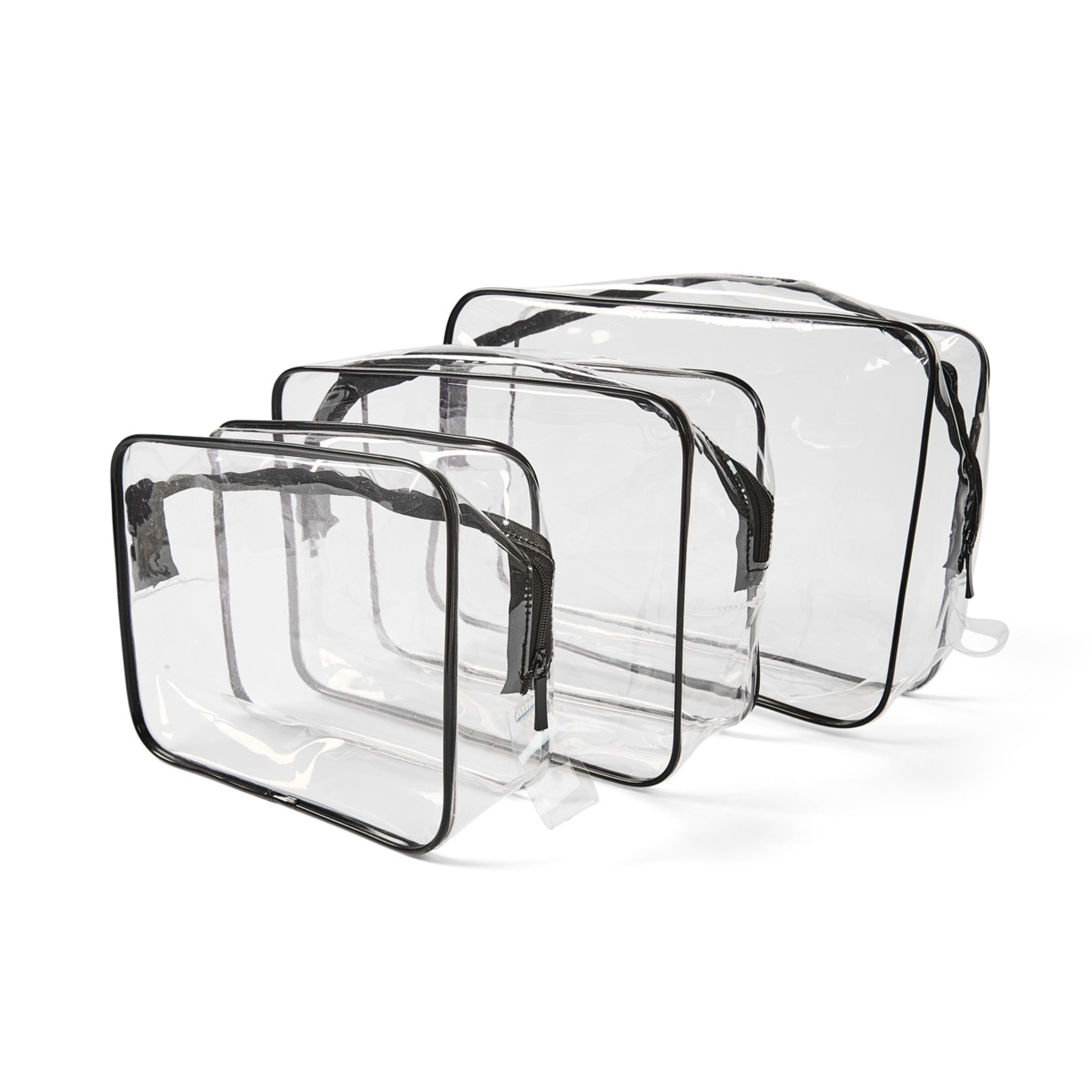 7 3 Piece Clear Soft Packing Cube Set, 7 of 10