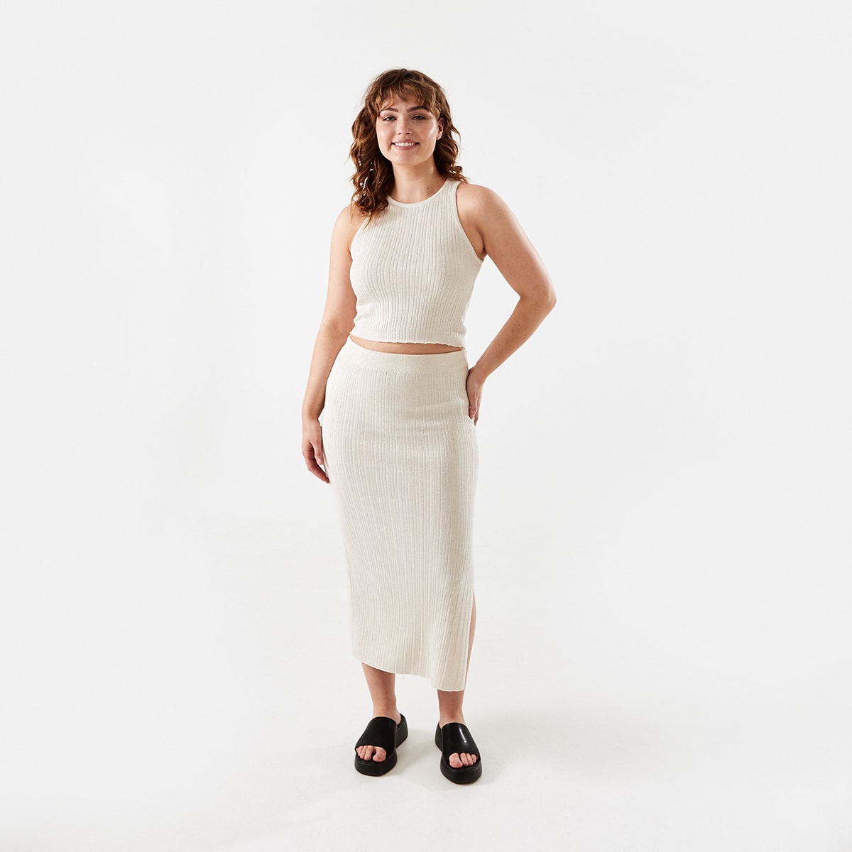 Lurex Knit Skirt Kmart