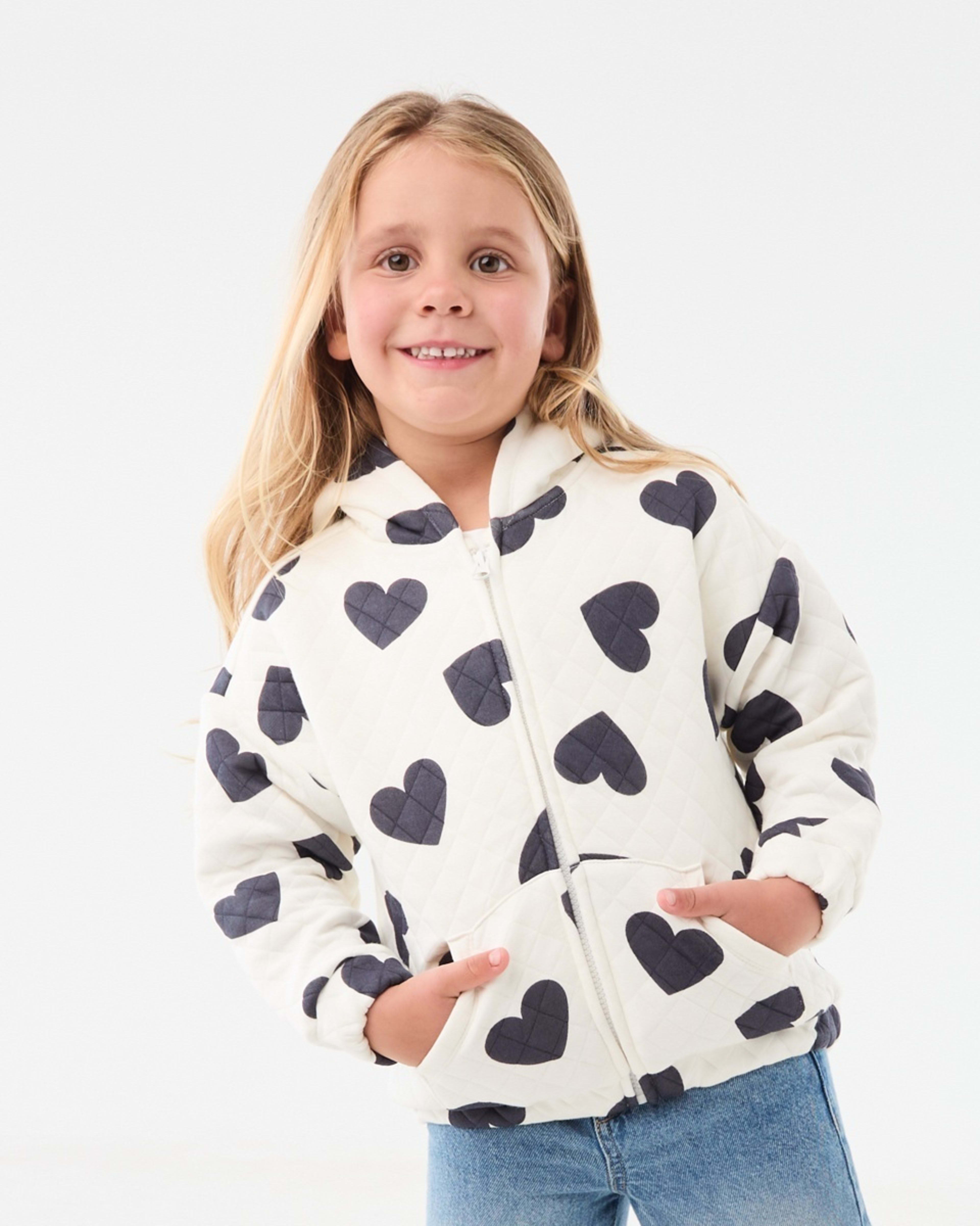 2 Sherpa Lined Zip Hoodie Hearts, 2 of 10