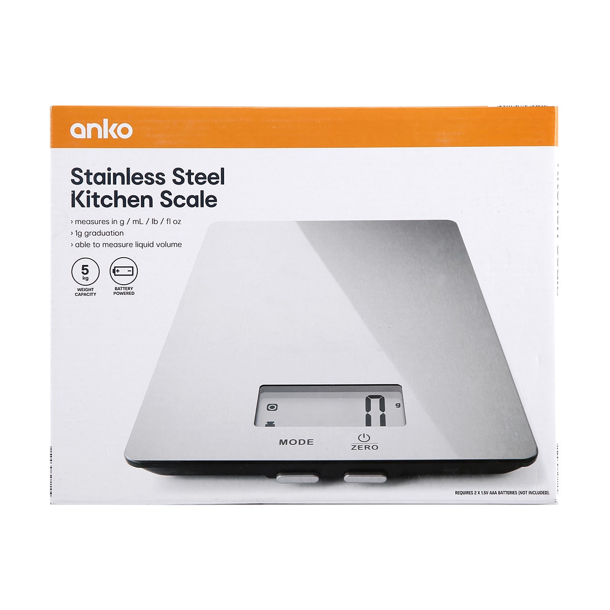 Stainless Steel Kitchen Scale Kmart