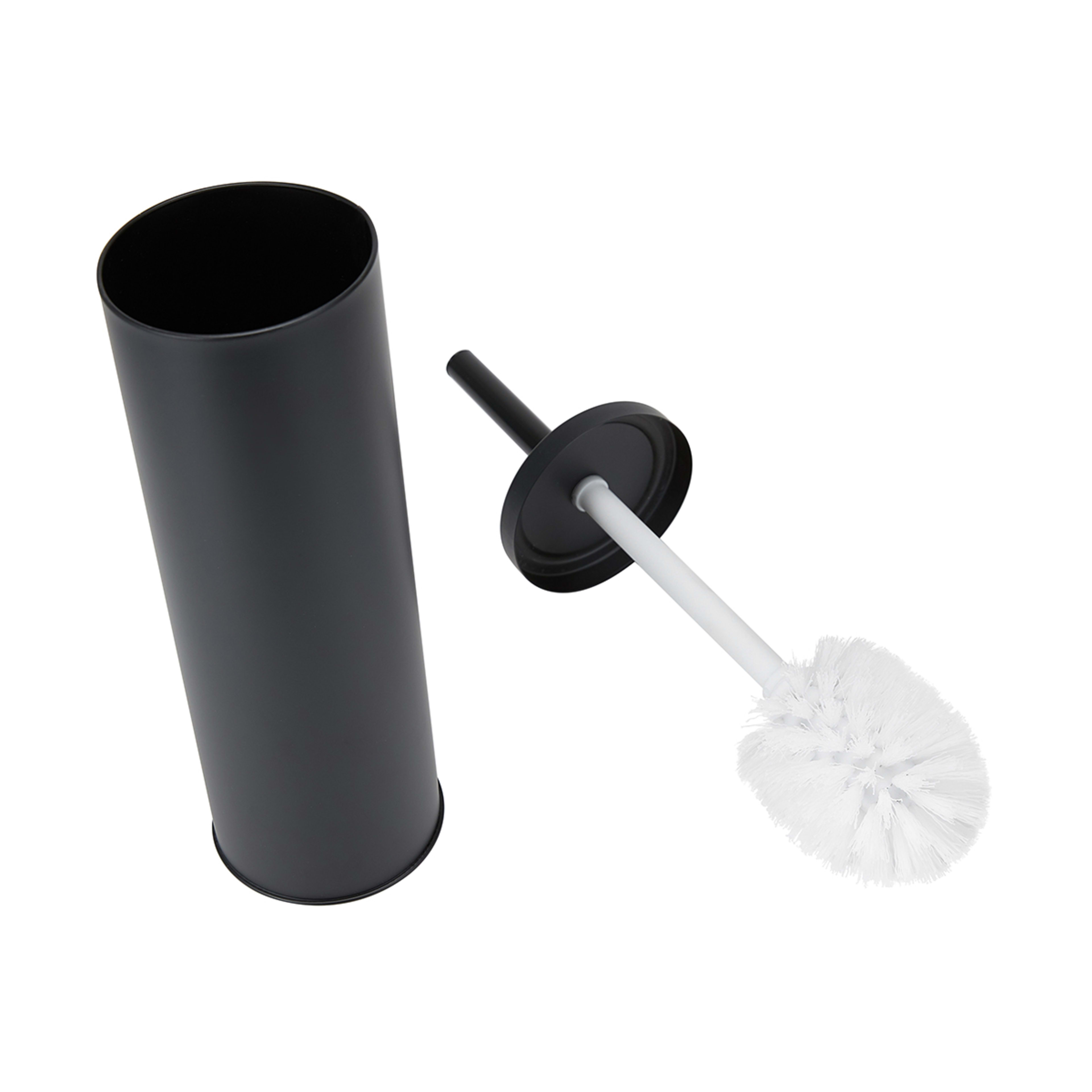 Toilet Brush Set Black Kmart