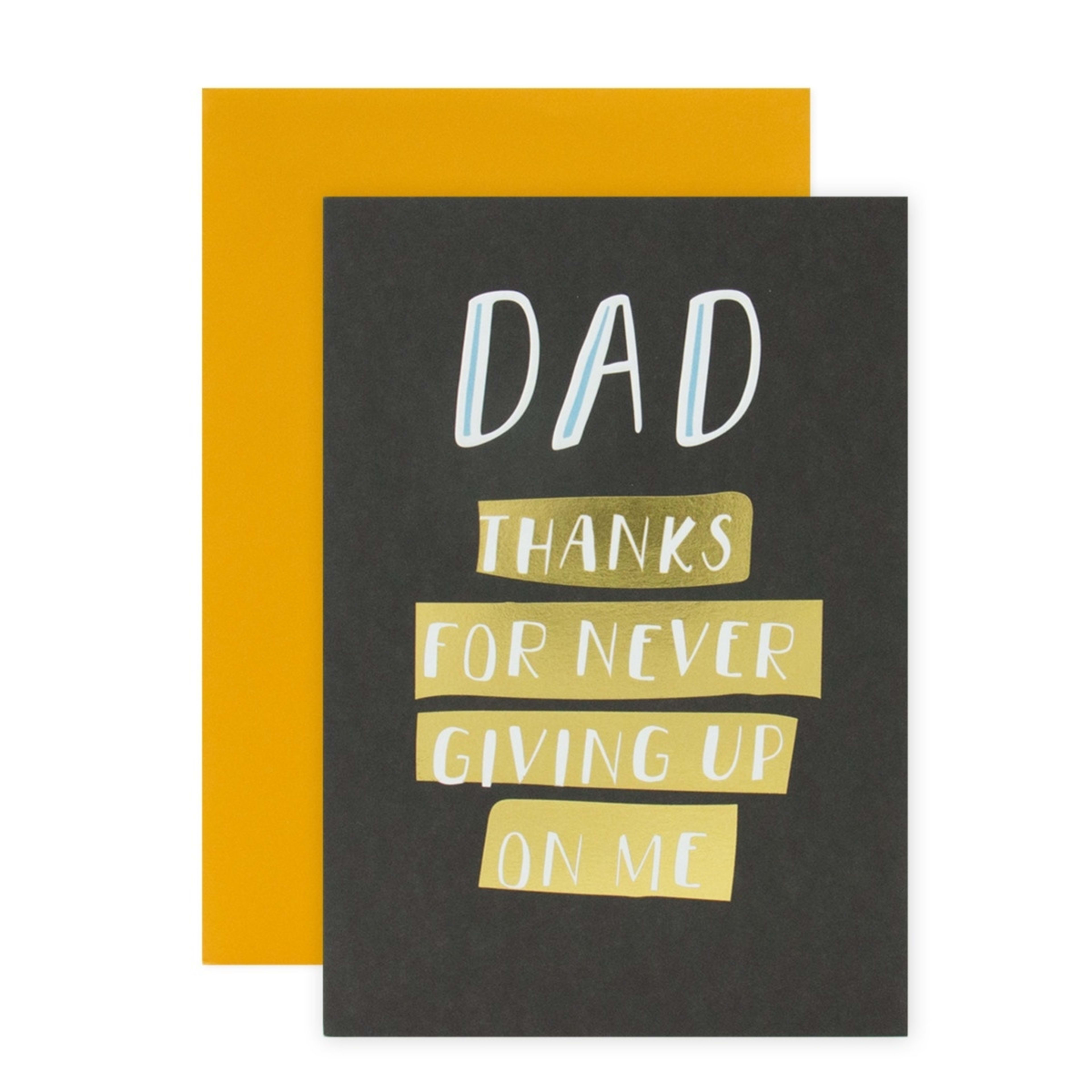 1 Hallmark Father's Day Card - Thanks For Never Giving Up On Me, 1 of 3