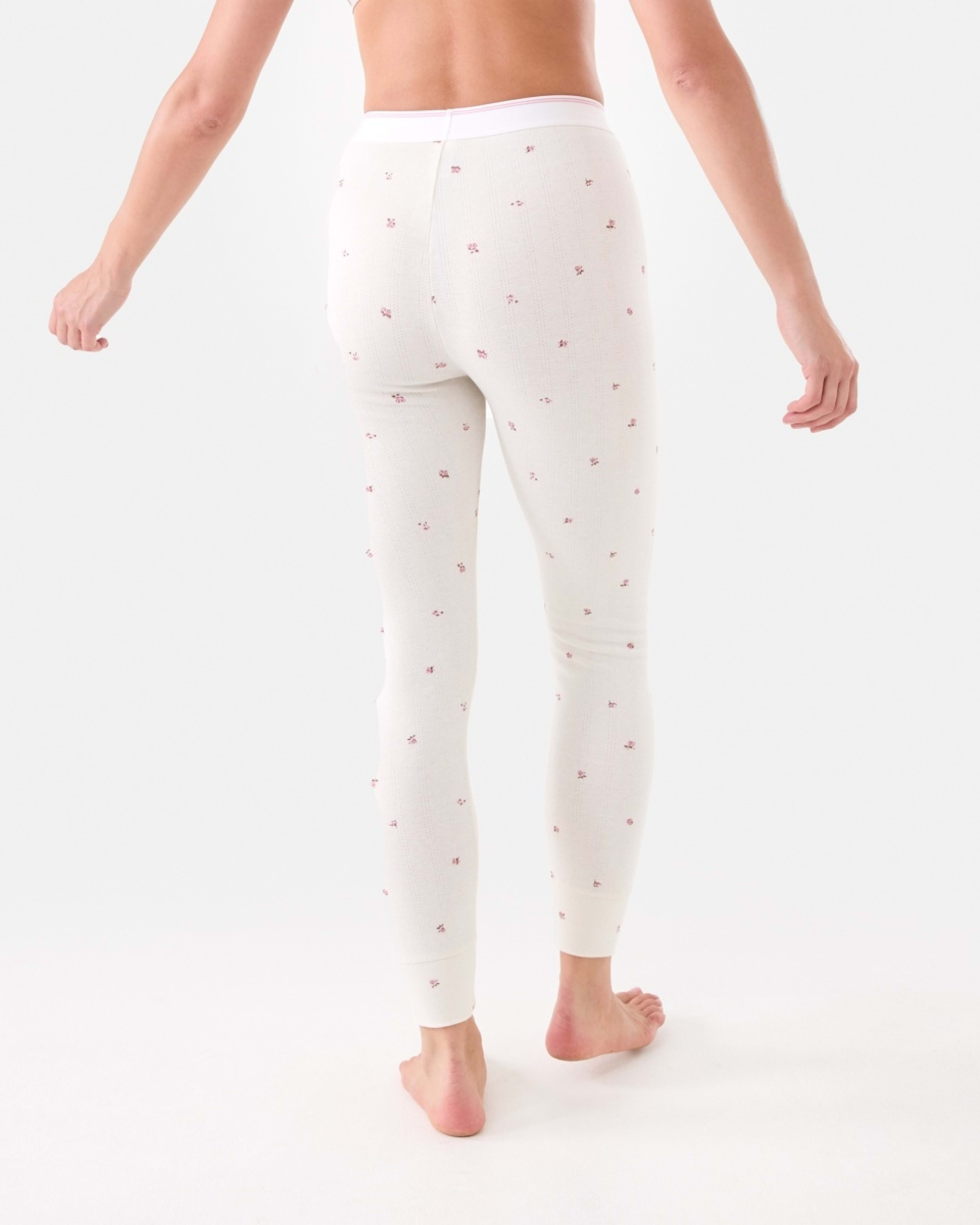 3 Thermal Pointelle Leggings Wntr Ditsy, 3 of 4