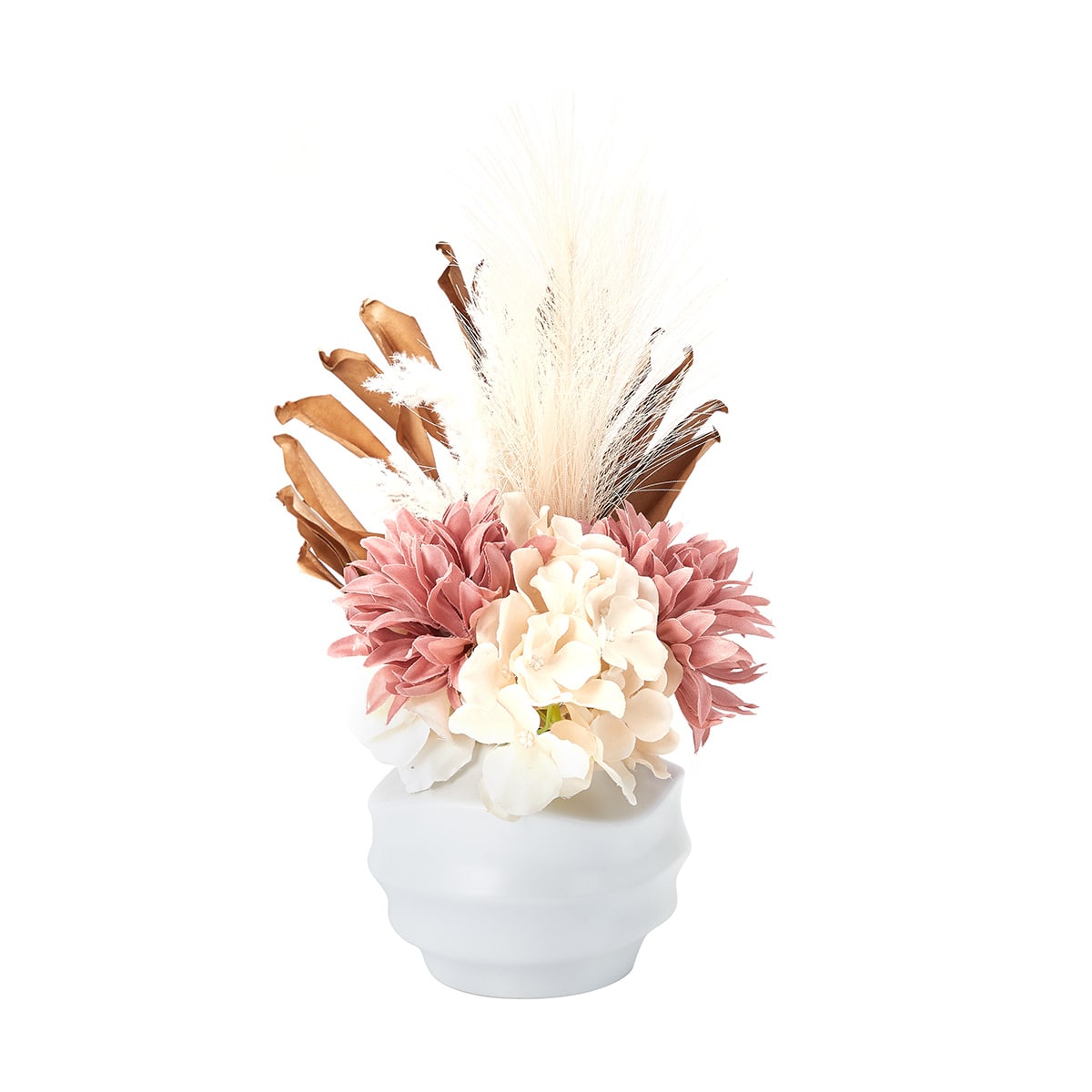 Artificial Flowers in Wave Vase Kmart NZ