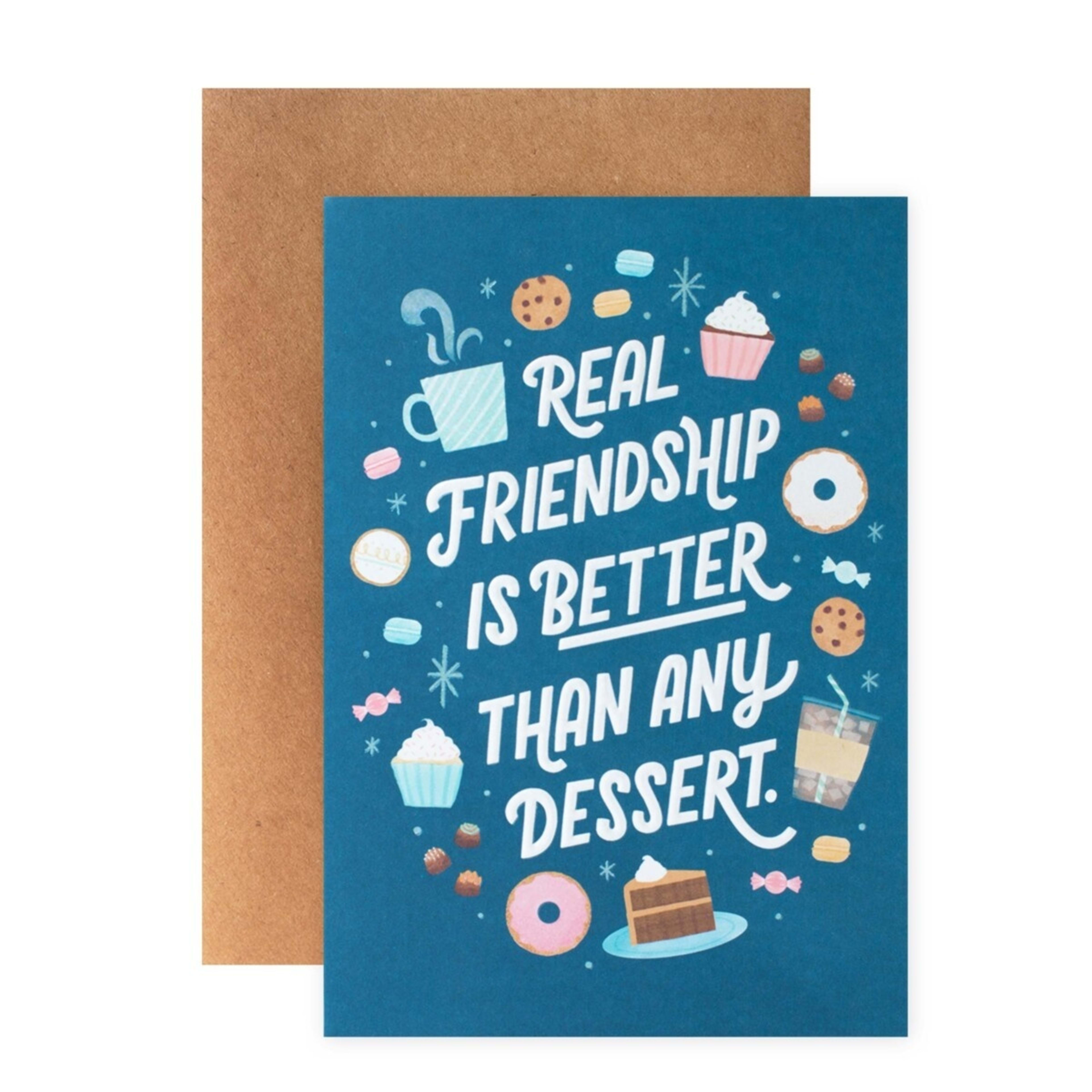 1 Connections from Hallmark Greeting Card For Friend - Better Than Dessert