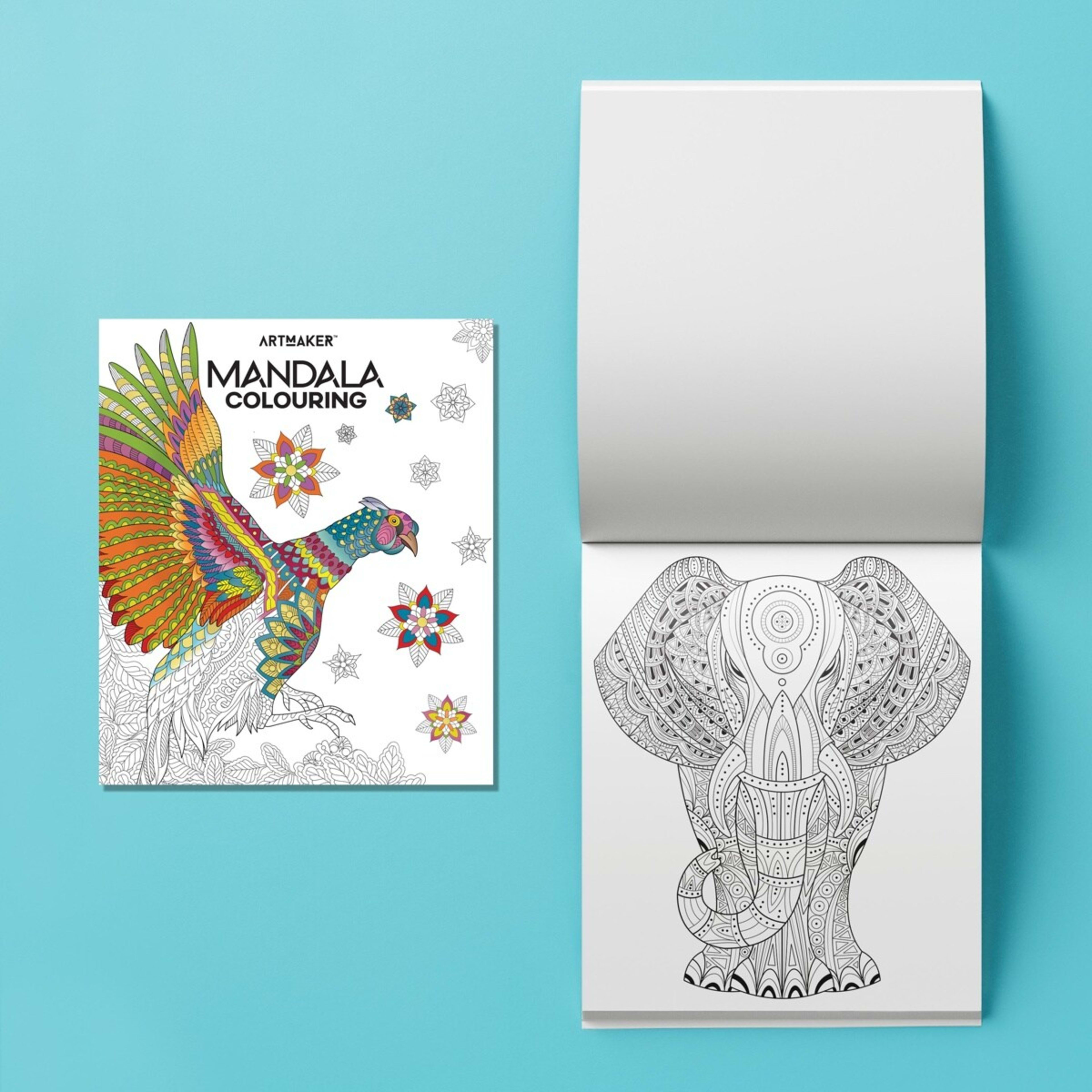 4 Art Maker Mandala Colouring Complete Starter Kit - Book, 4 of 5