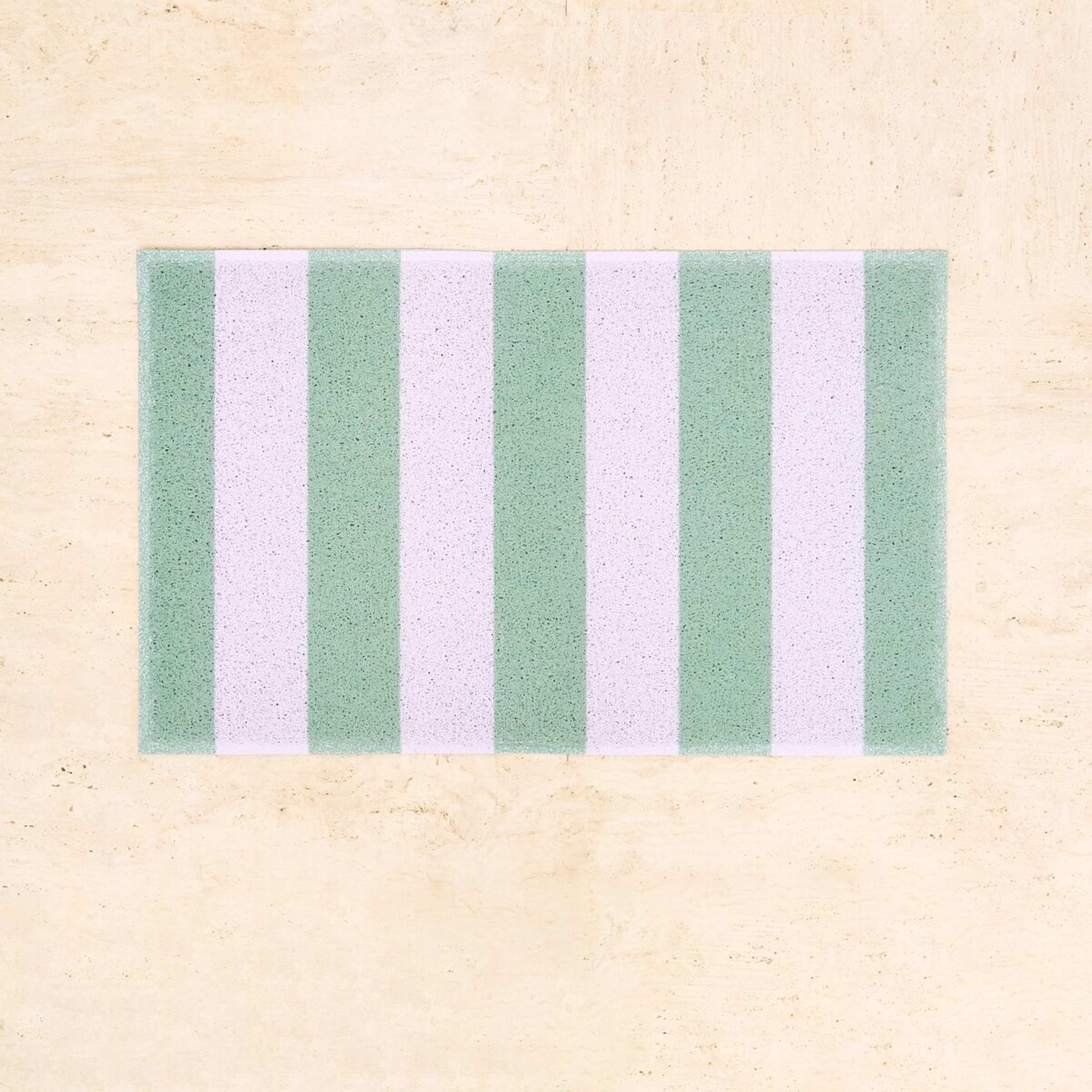 4 Dirt Grip Door Mat - Green and Lilac, 4 of 5