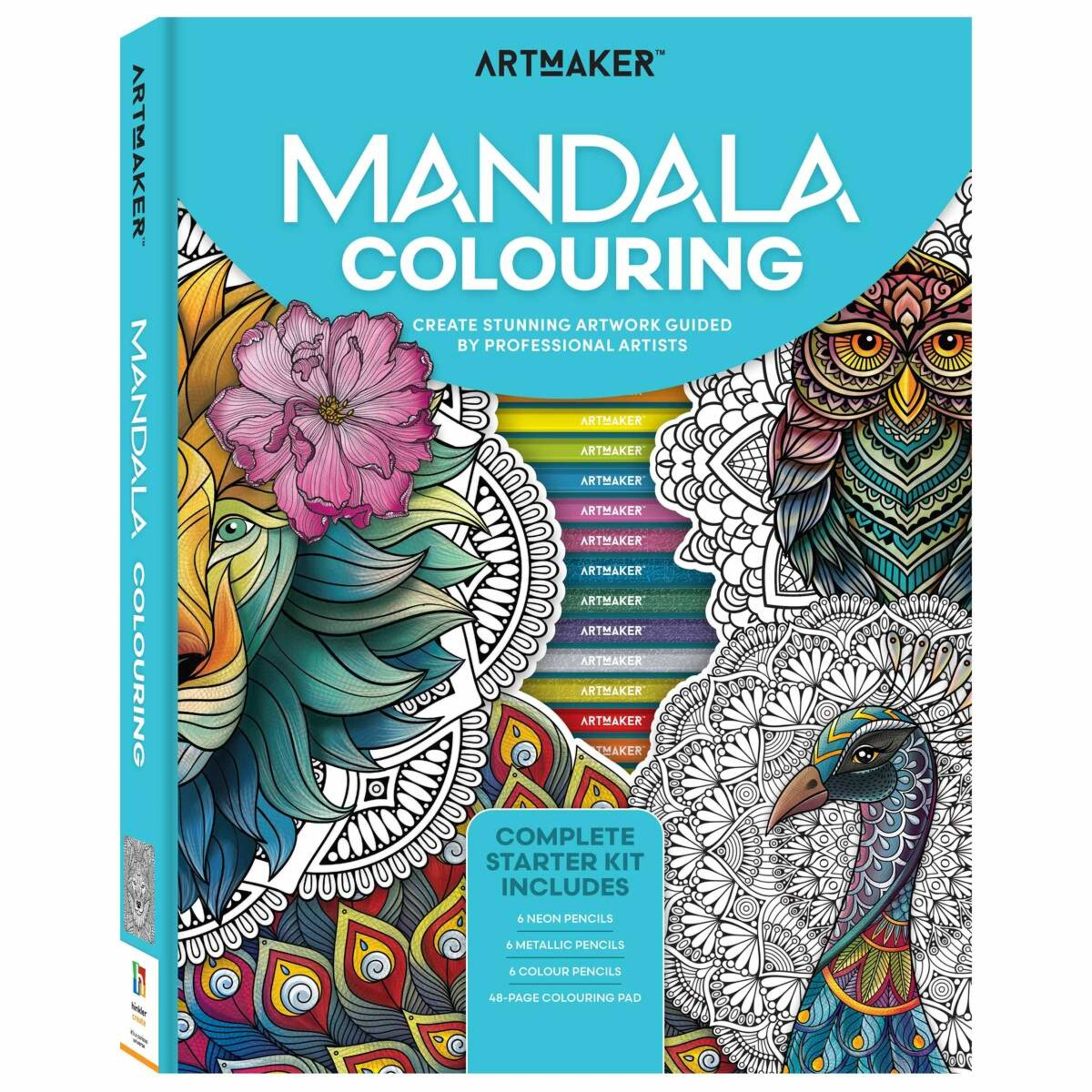1 Art Maker Mandala Colouring Complete Starter Kit - Book, 1 of 5