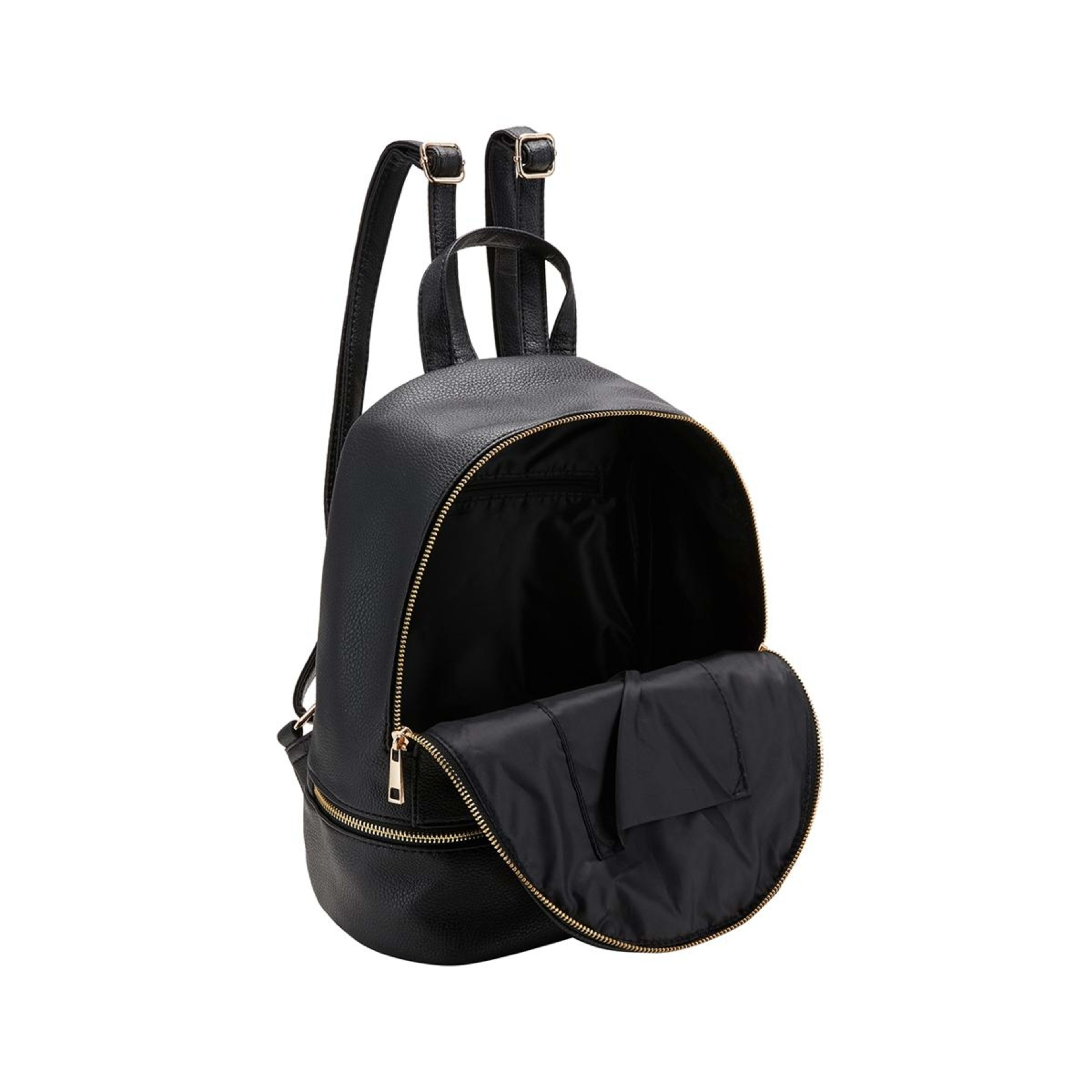 4 Double Zip Backpack Black, 4 of 4