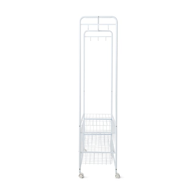 Garment Rack with 2 Wire Drawers Kmart