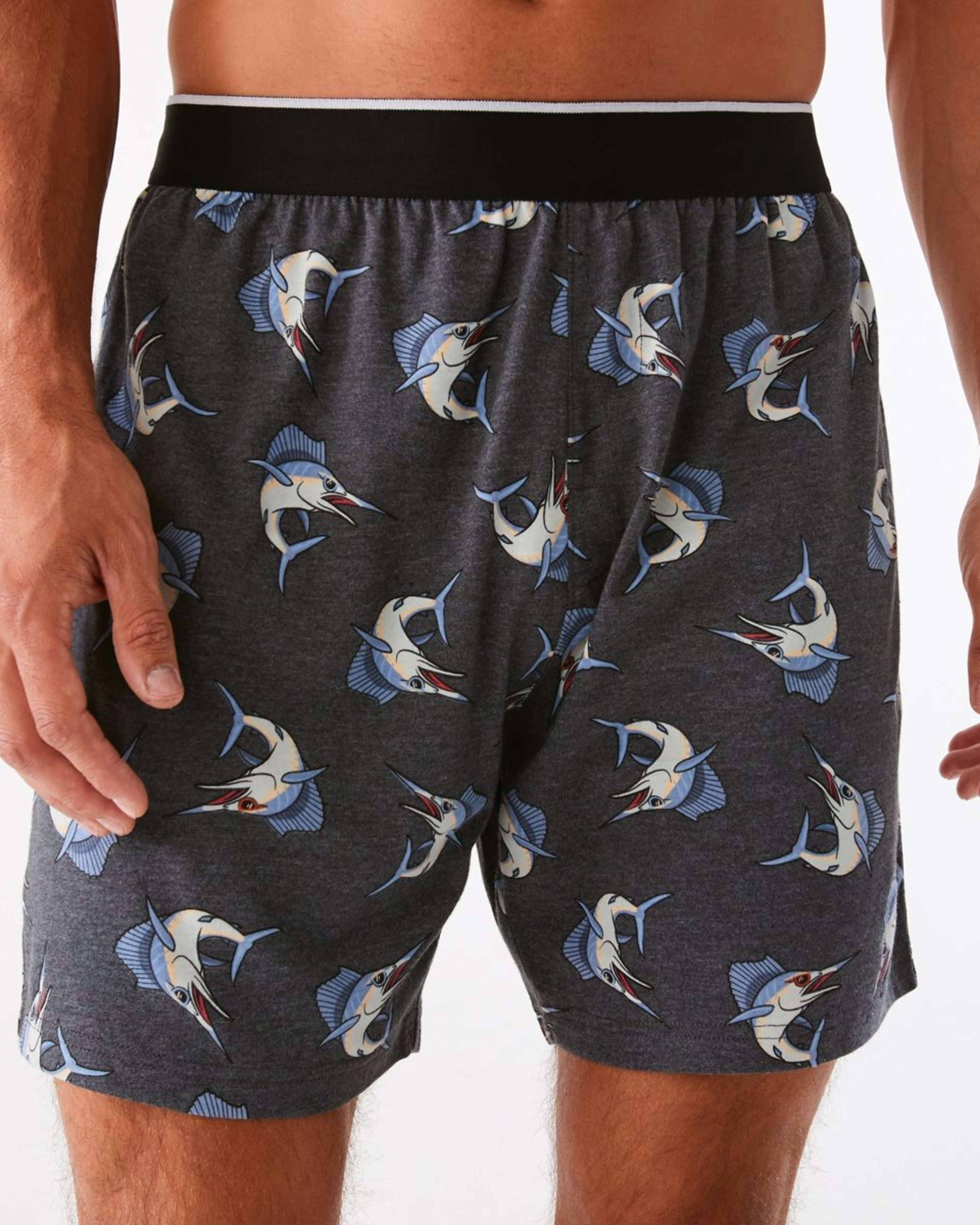 1 Knit Print Shorts Marlin, 1 of 6