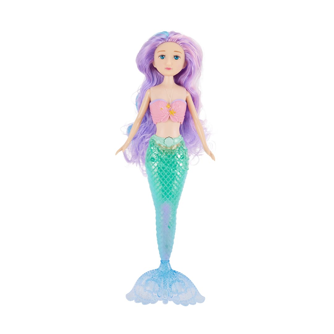 7 Piece Light Up Mermaid Playset - Kmart