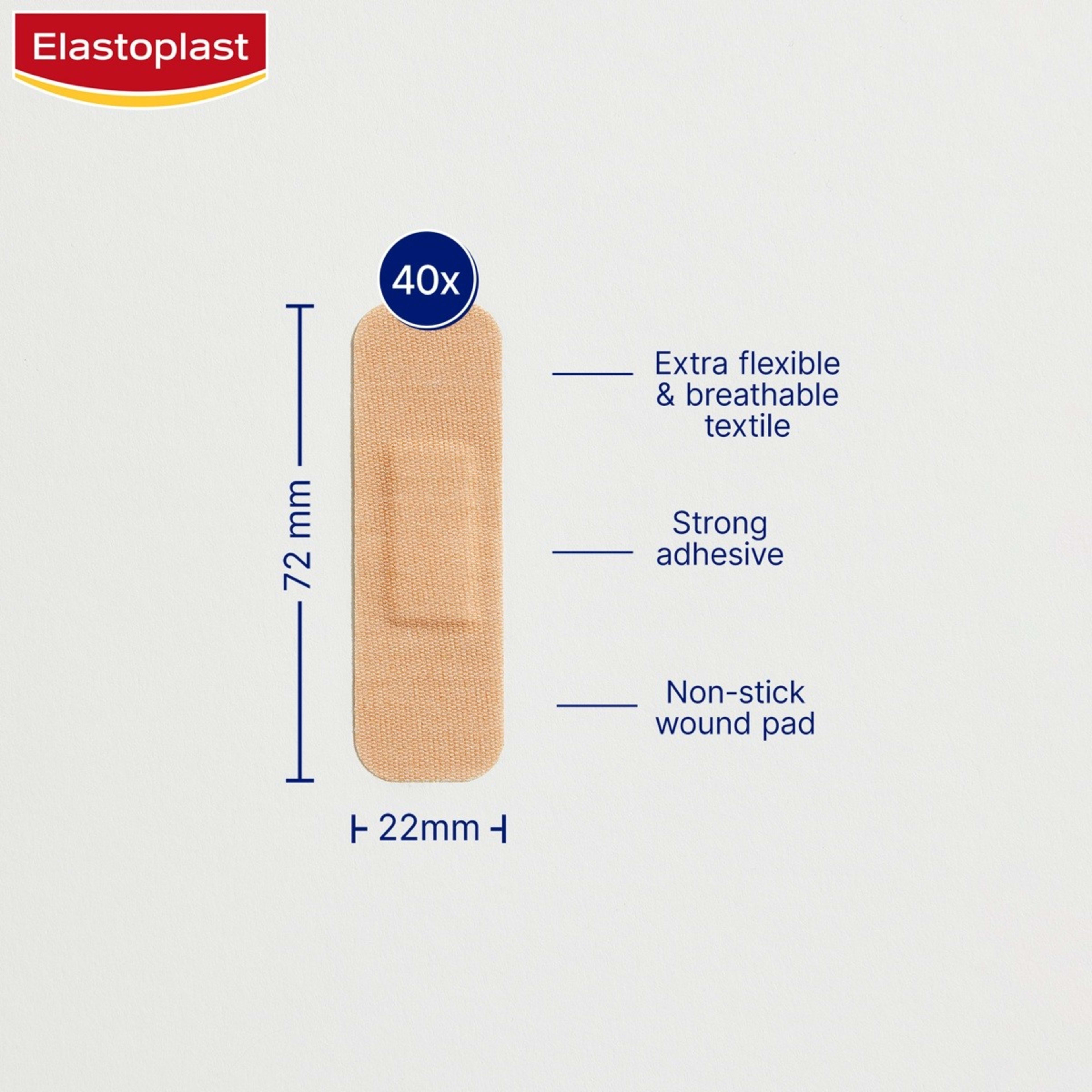 4 40 Pack Elastoplast Flexible Fabric Plasters, 4 of 8