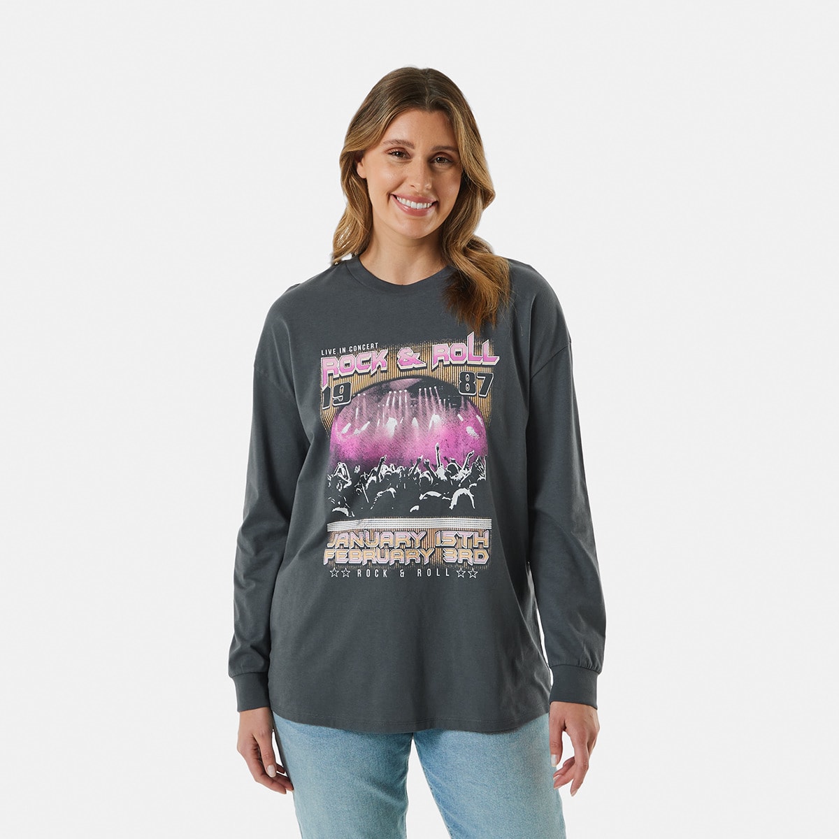 Long sleeve 2024 t shirts kmart