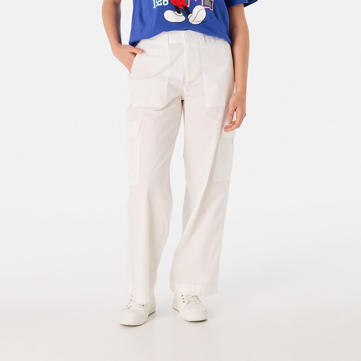 Kmart white track outlet pants