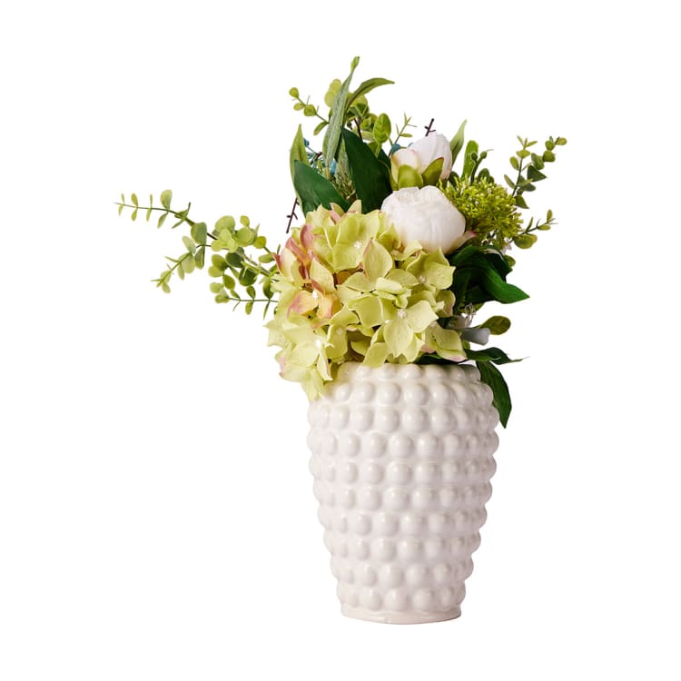 Artificial Flowers in Bubble Vase Kmart