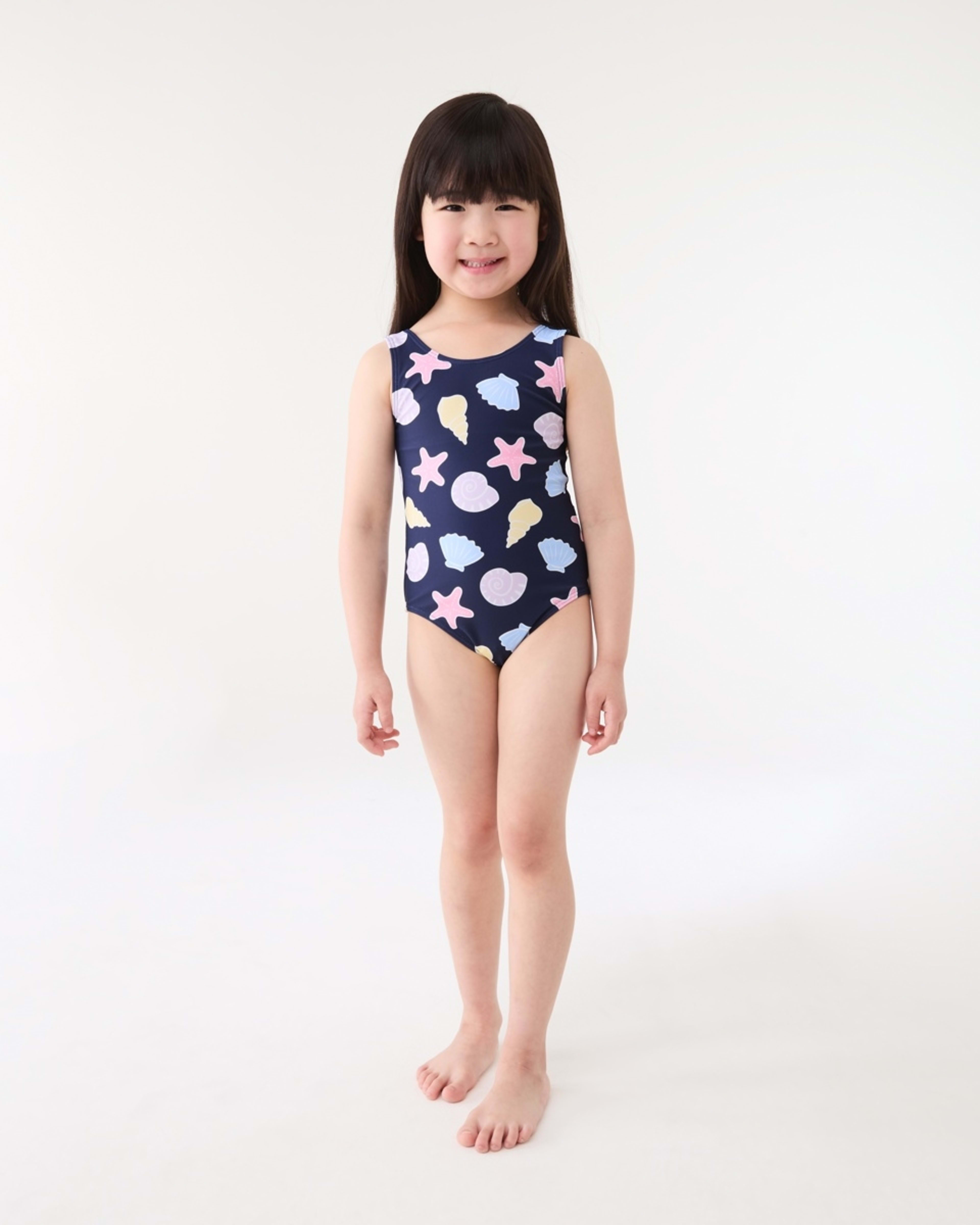 4 One Piece Swimsuit SEA SHELL DEEP INDIGO, 4 of 8