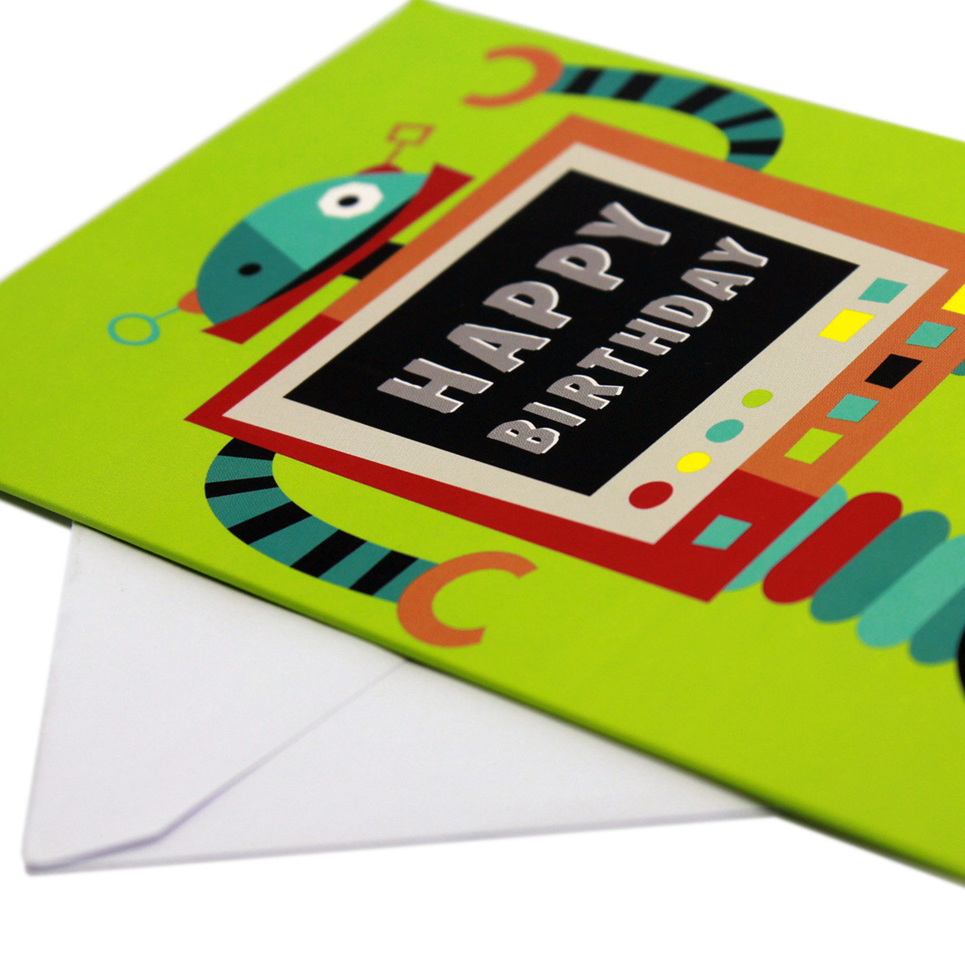 3 Hallmark Birthday Card - Robot, 3 of 3