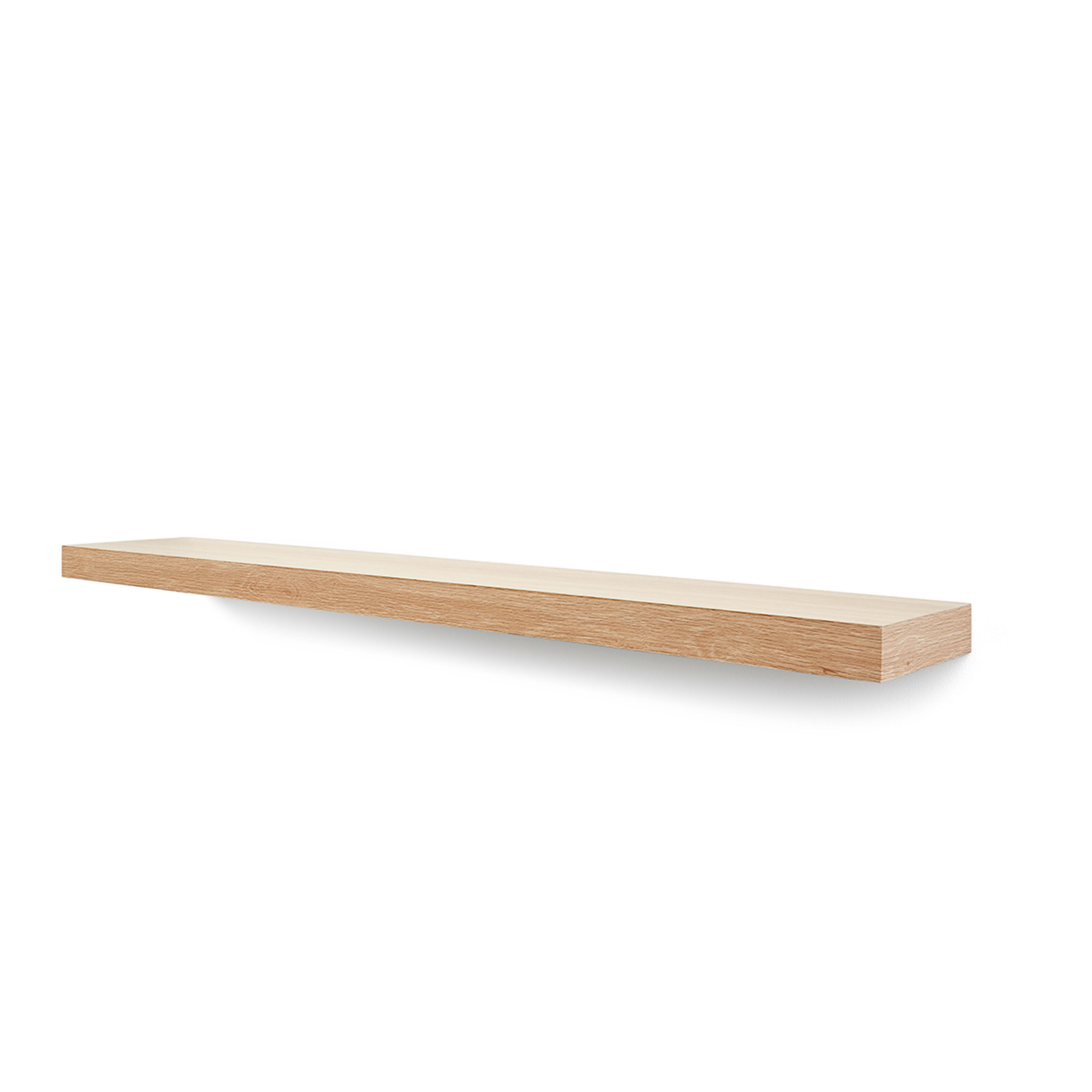 2 Oak Look Floating Shelf, 2 of 4