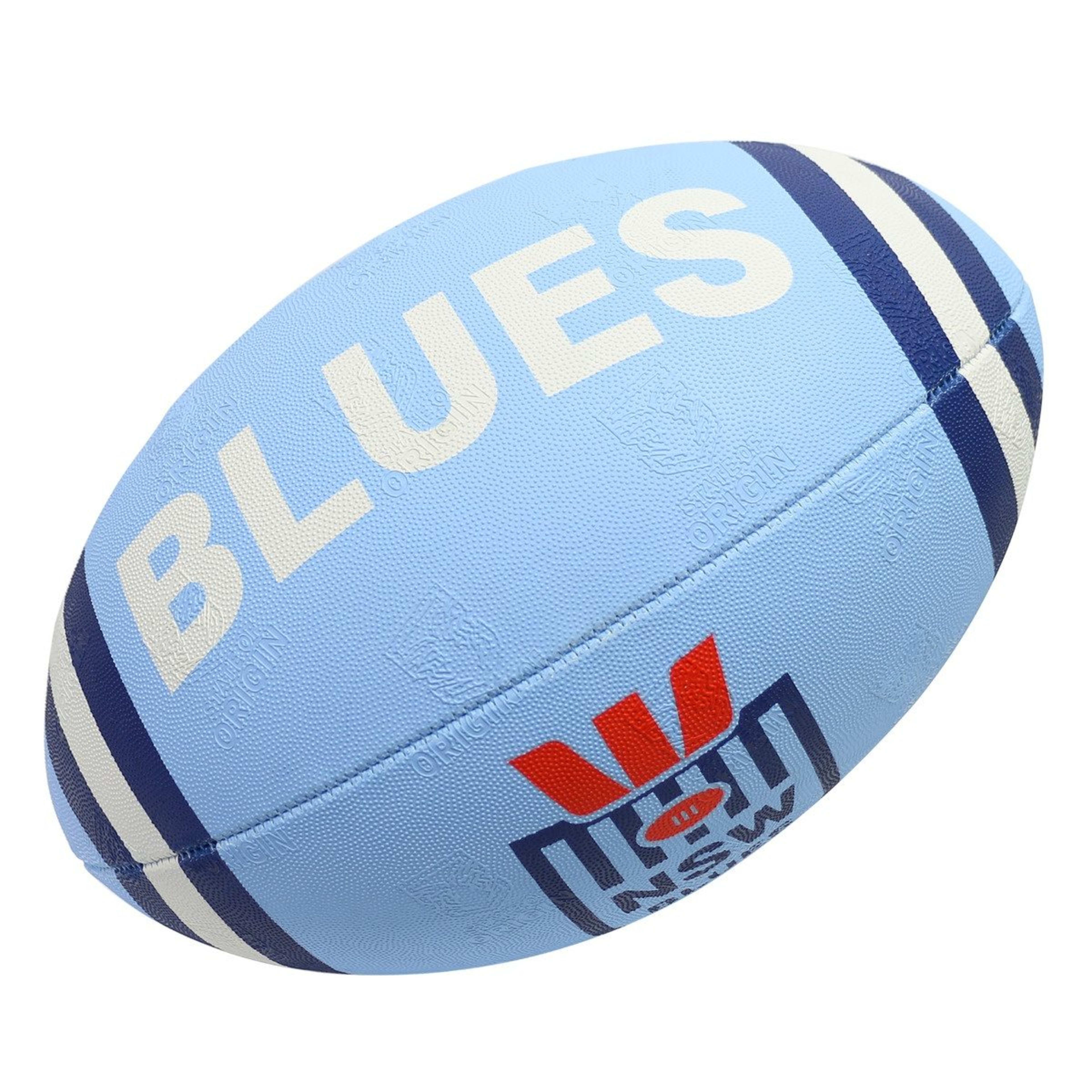 2 NSW Blues Steeden Rugby Ball - Size 3, 2 of 2