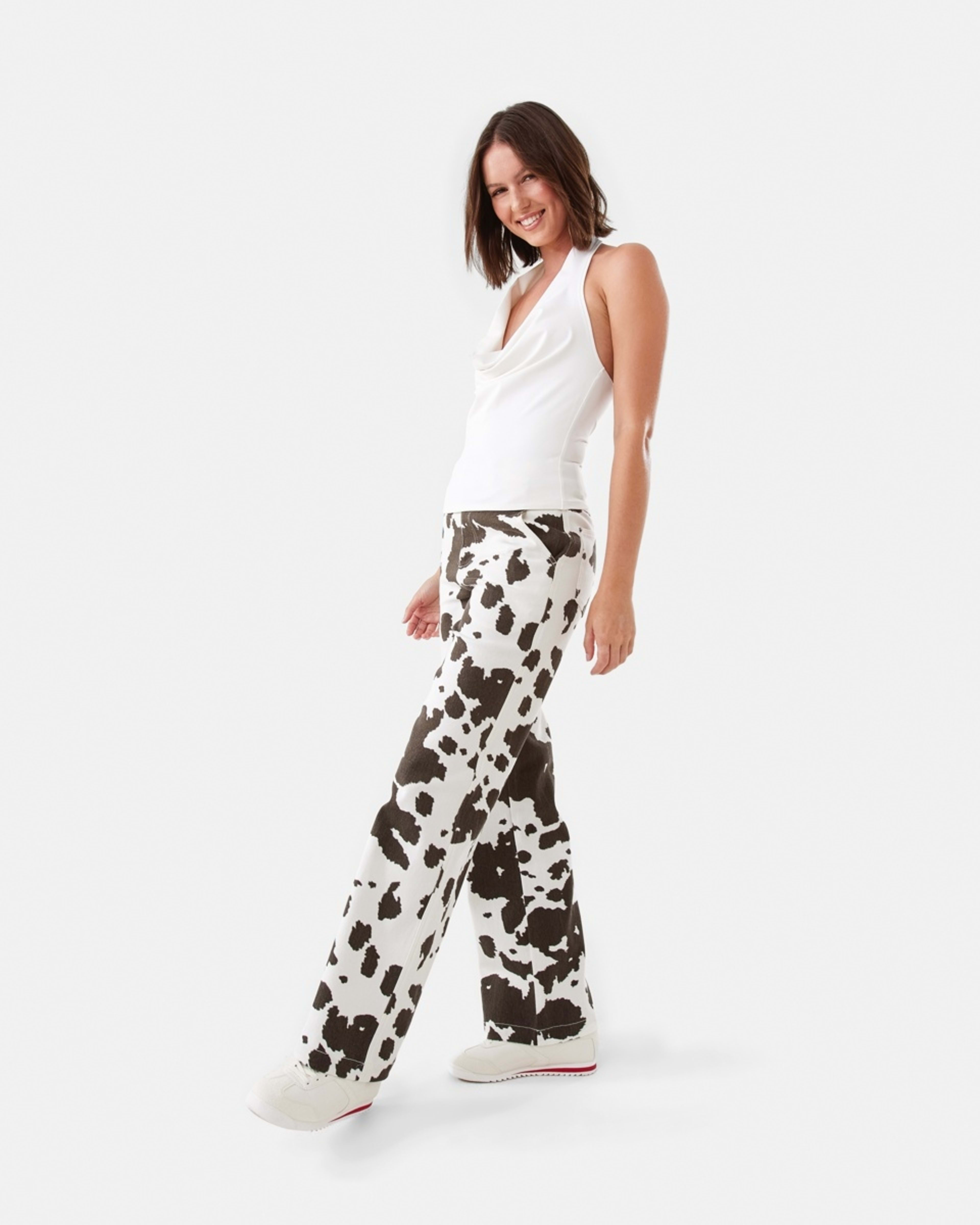 3 Cow Print Jeans Cowhide, 3 of 7