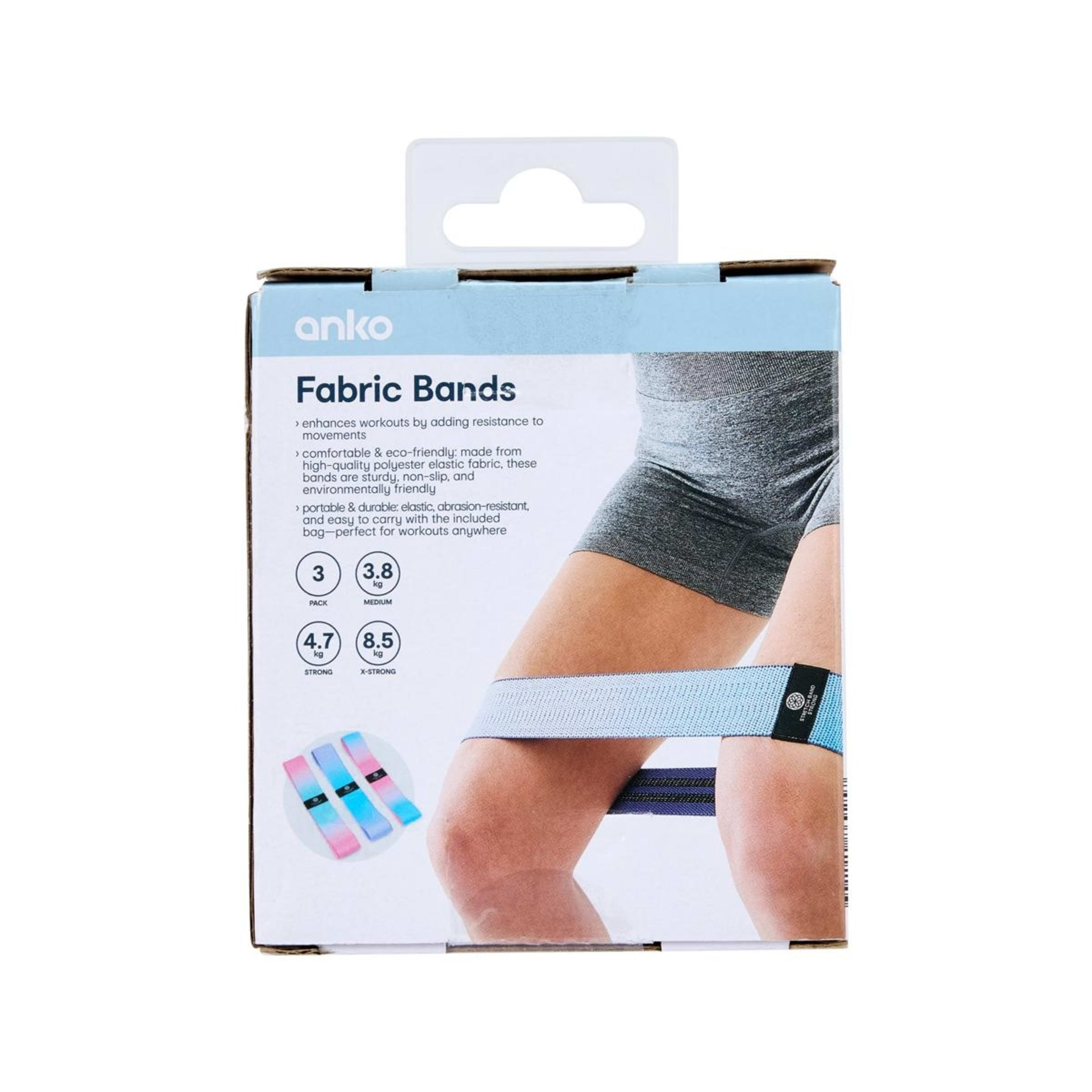 10 3 Pack Fabric Resistance Bands, 10 of 10