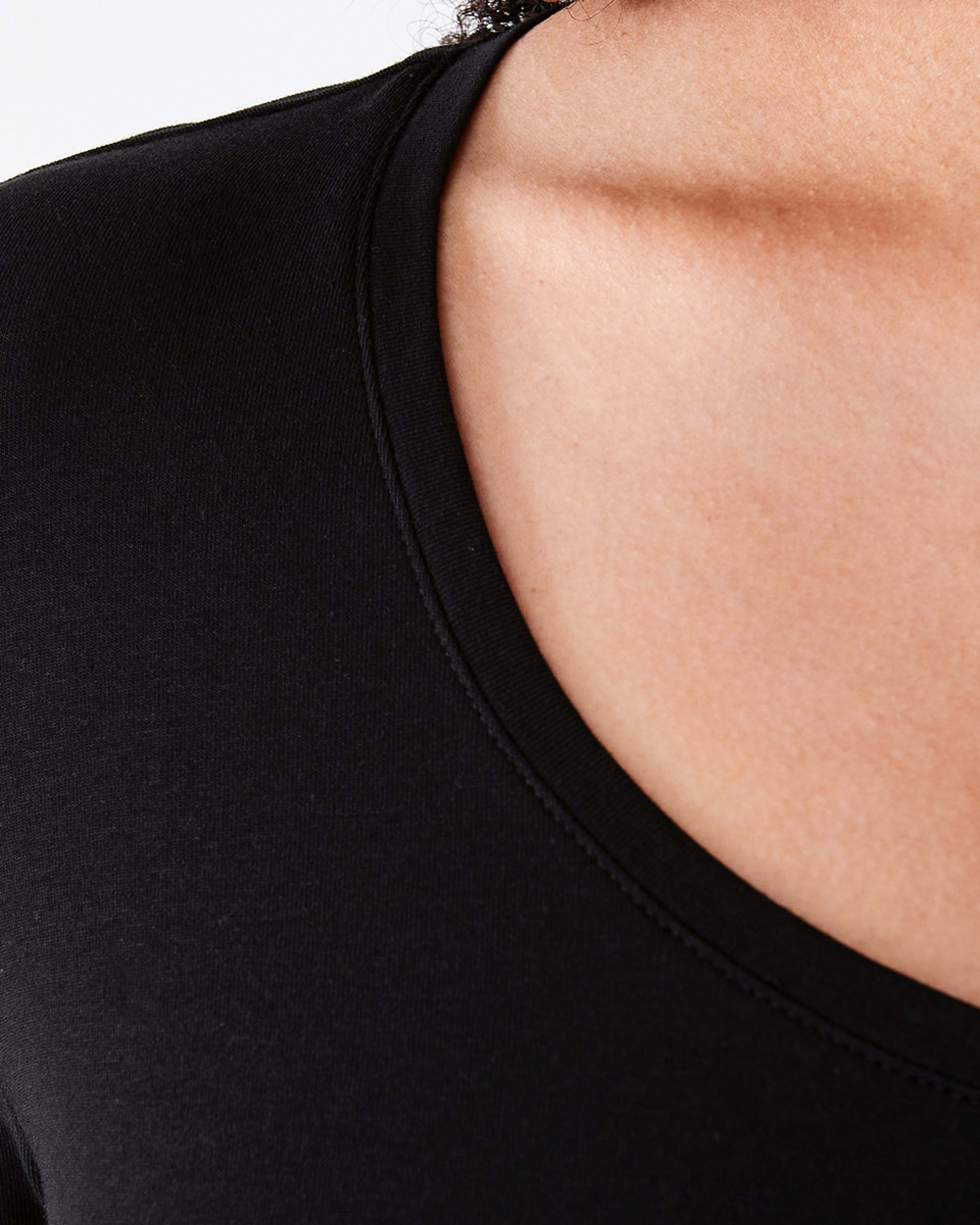 5 Long Sleeve Stretch T-shirt Black, 5 of 6