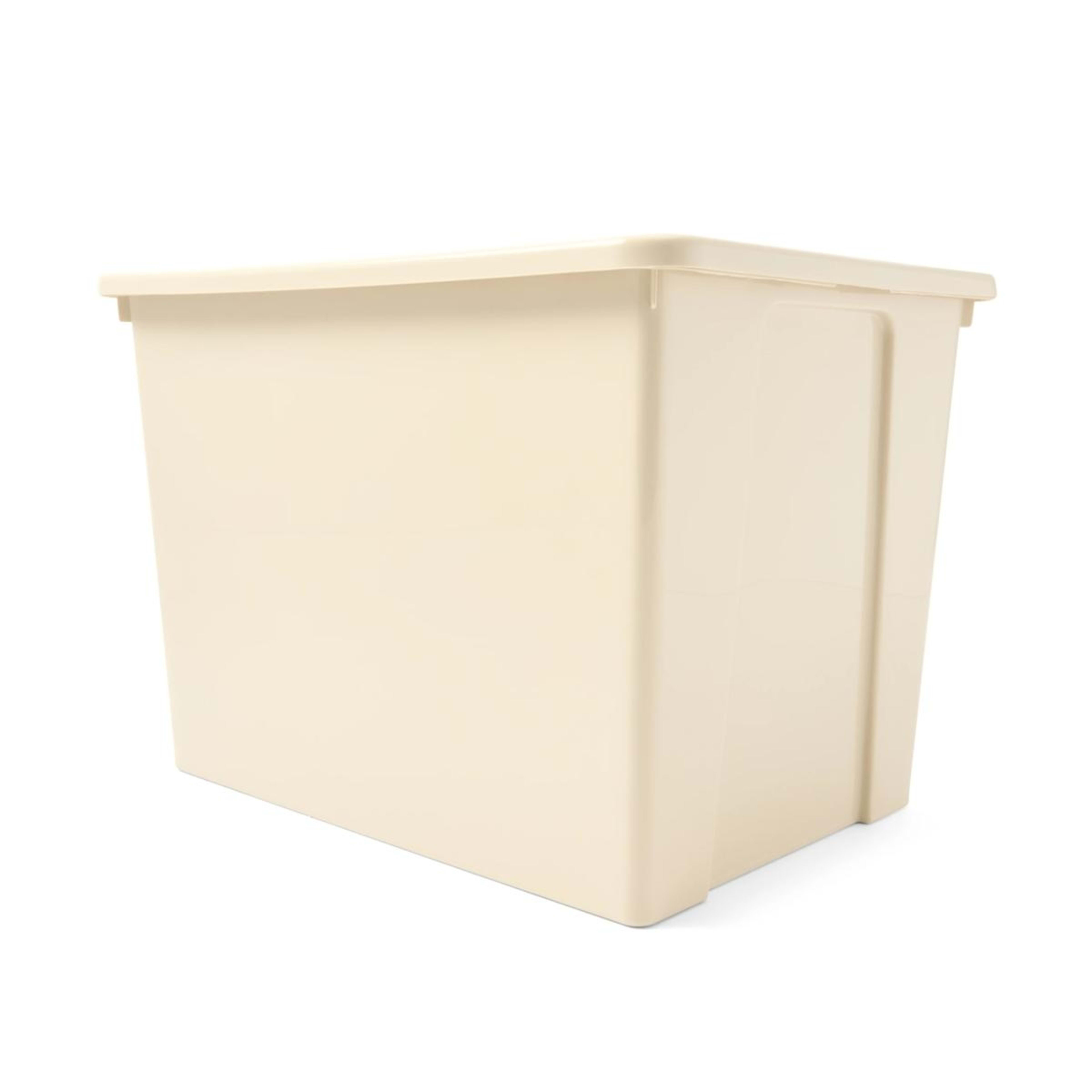 1 3 Pack 20L Storage Boxes - Beige