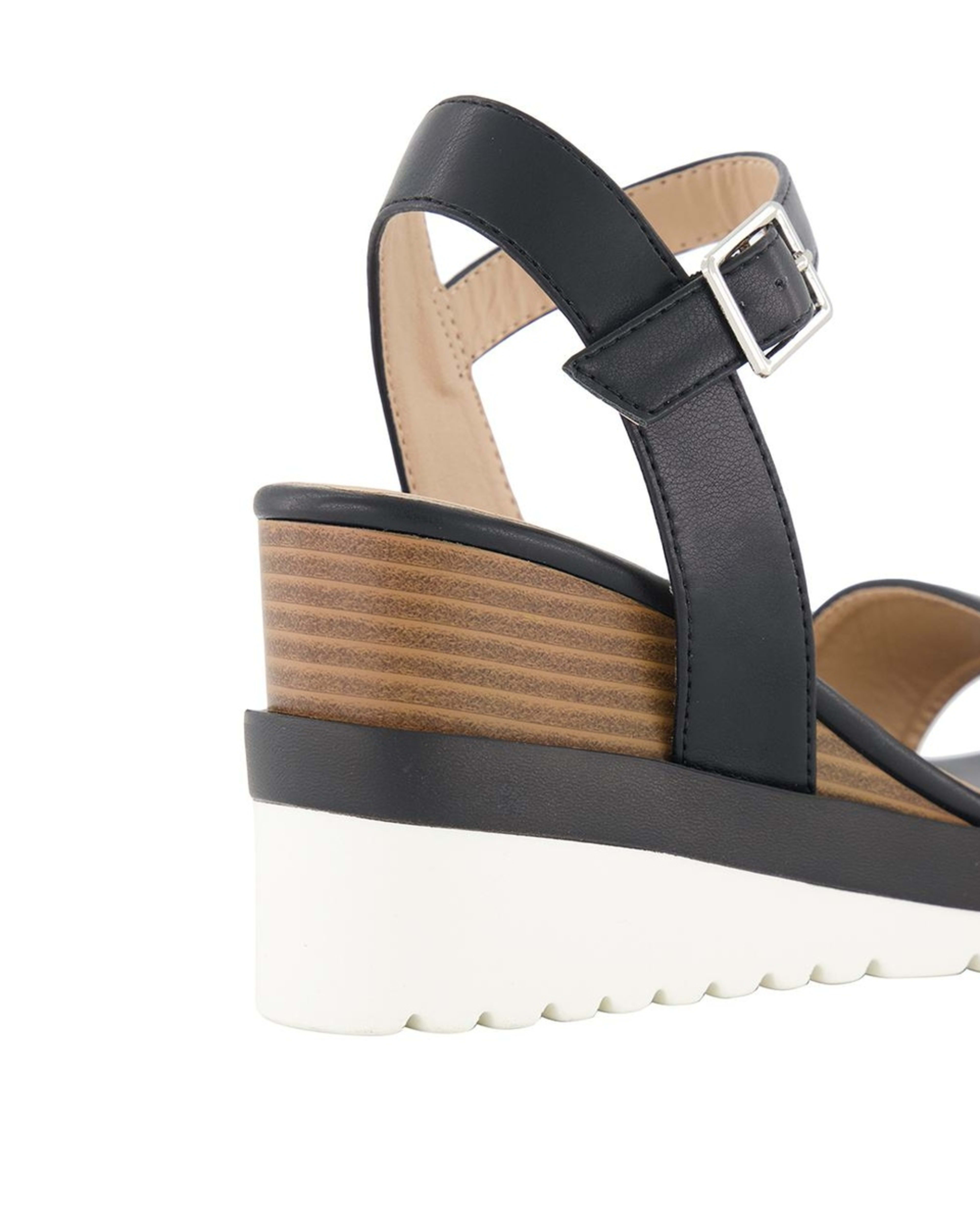 Stacked Wedge Heel Sandals Kmart