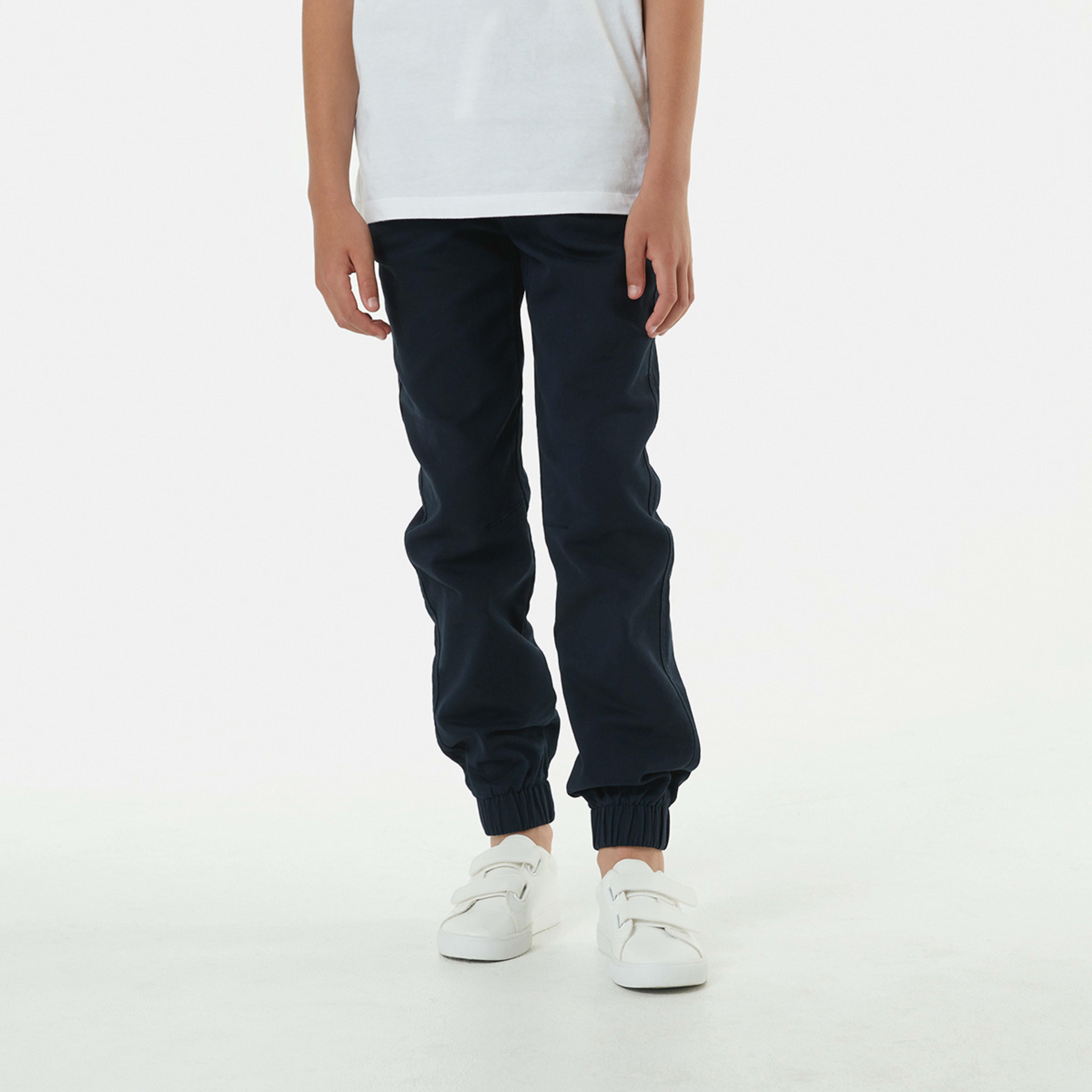 1 Pull On Bow Leg Cuff Pants Sky Cptn, 1 of 8