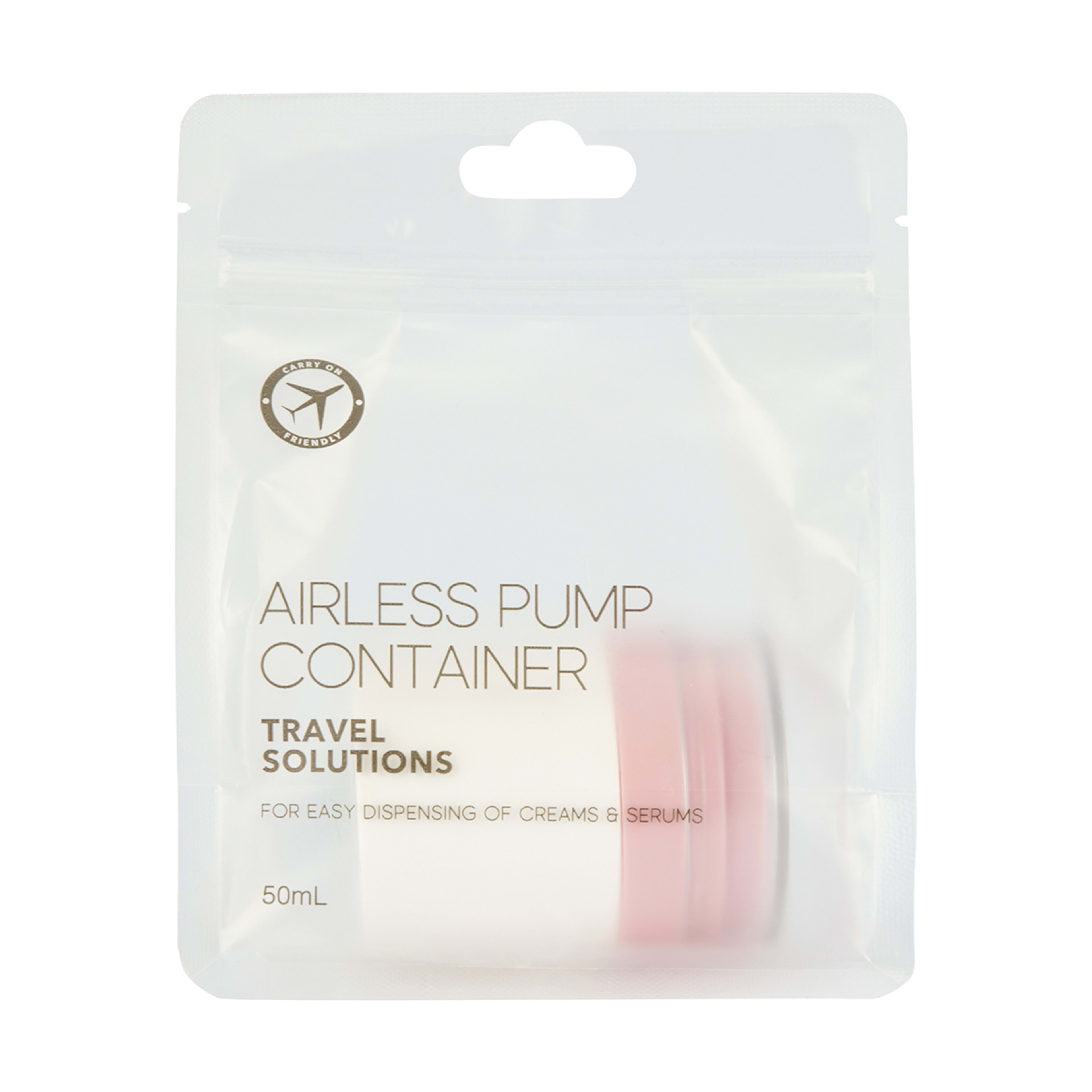 Travel Solutions Airless Pump Container Kmart