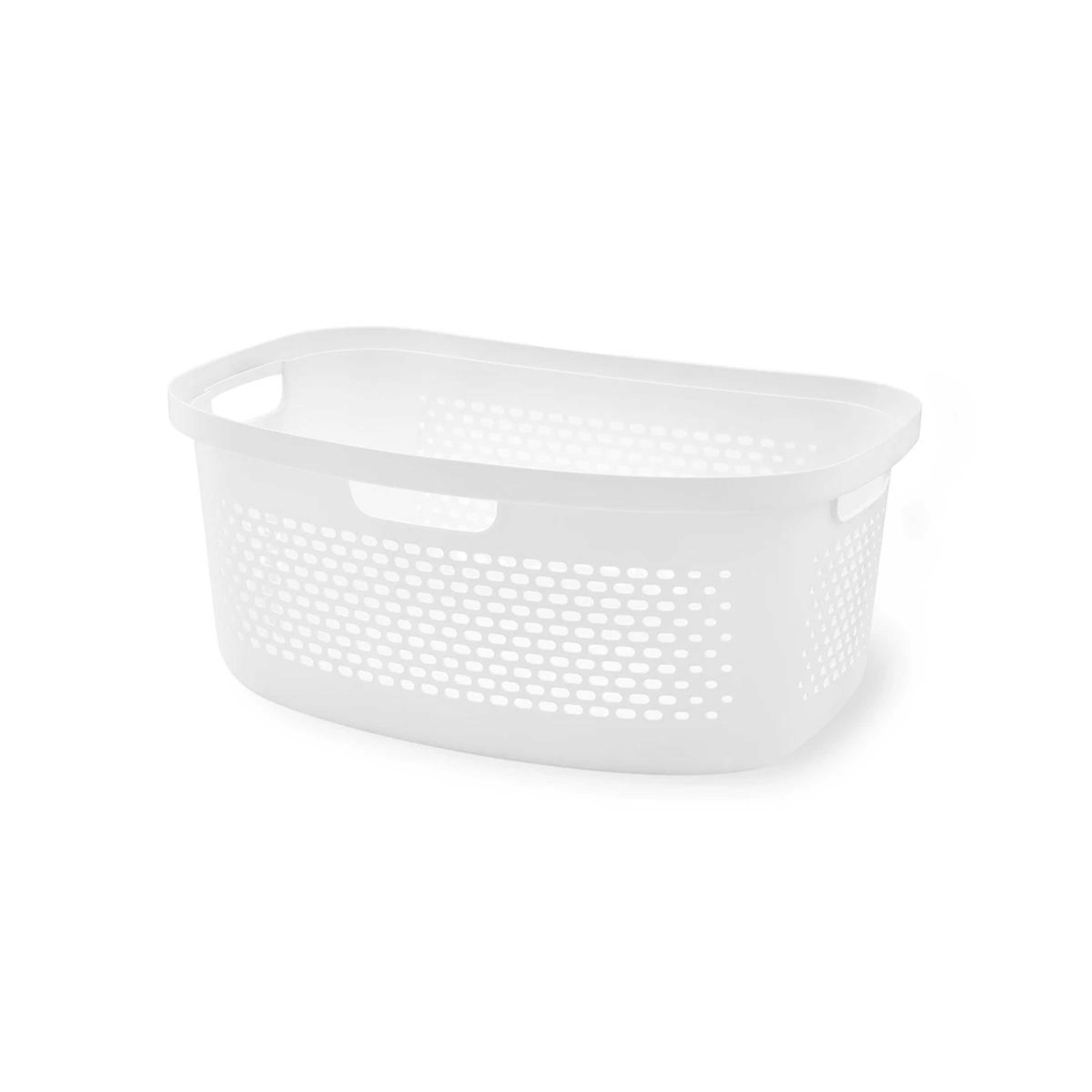 1 53L Gradient Laundry Basket - White, 1 of 4