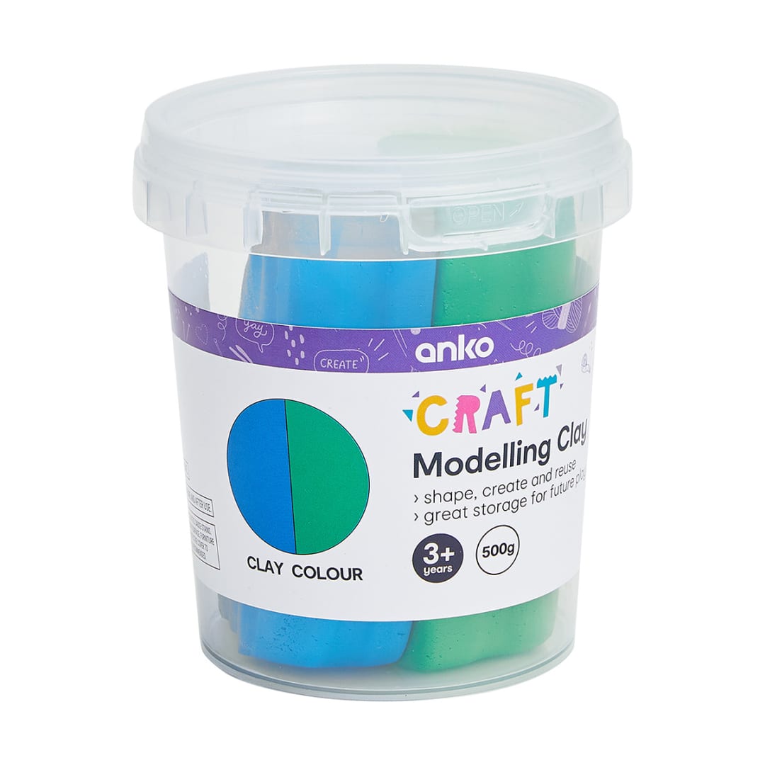Modelling Clay Blue and Green Kmart