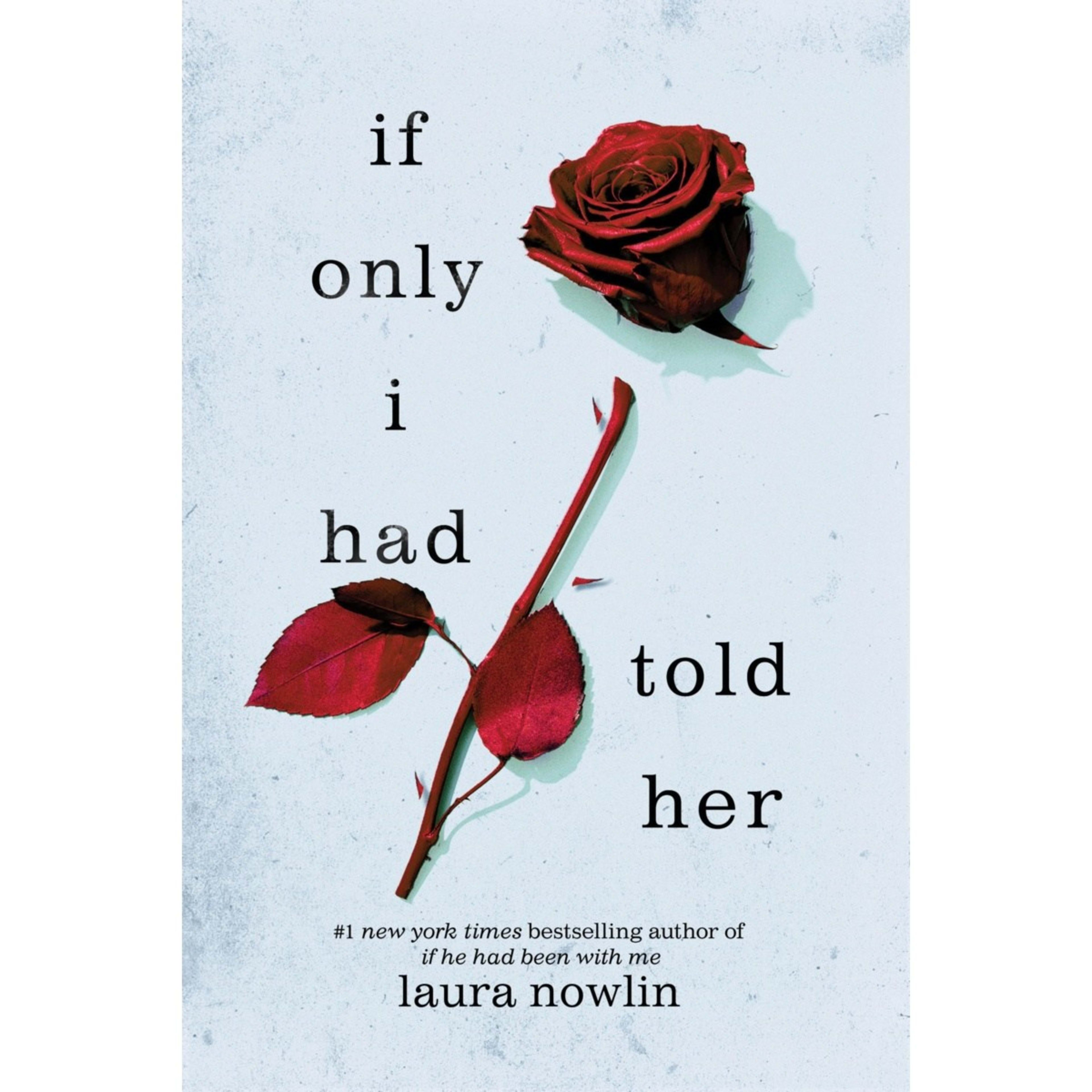 1 If Only I Had Told Her by Laura Nowlin - Book