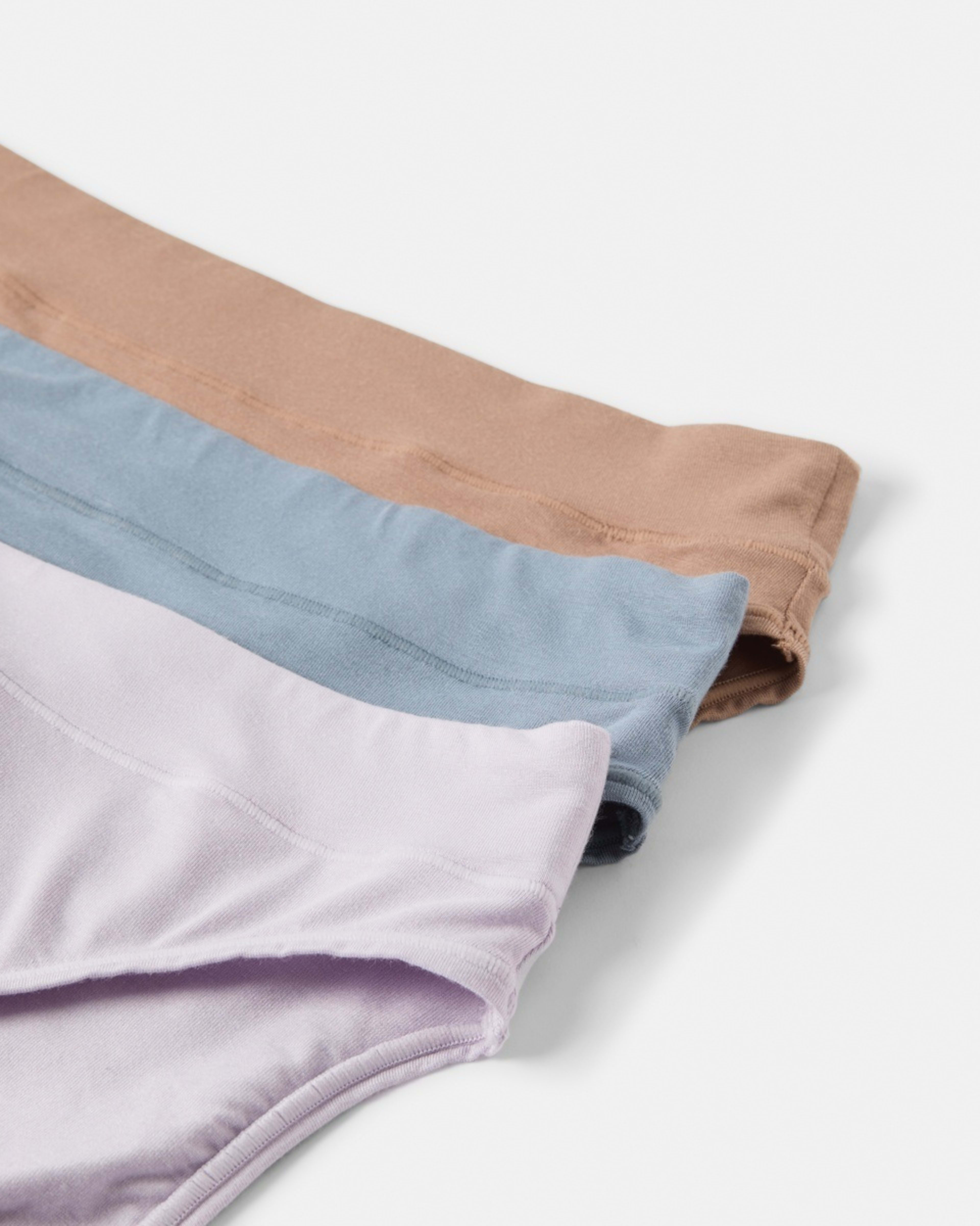 2 3 Pack Bamboo Blend Hi-Cut Briefs Gh St Sc, 2 of 8