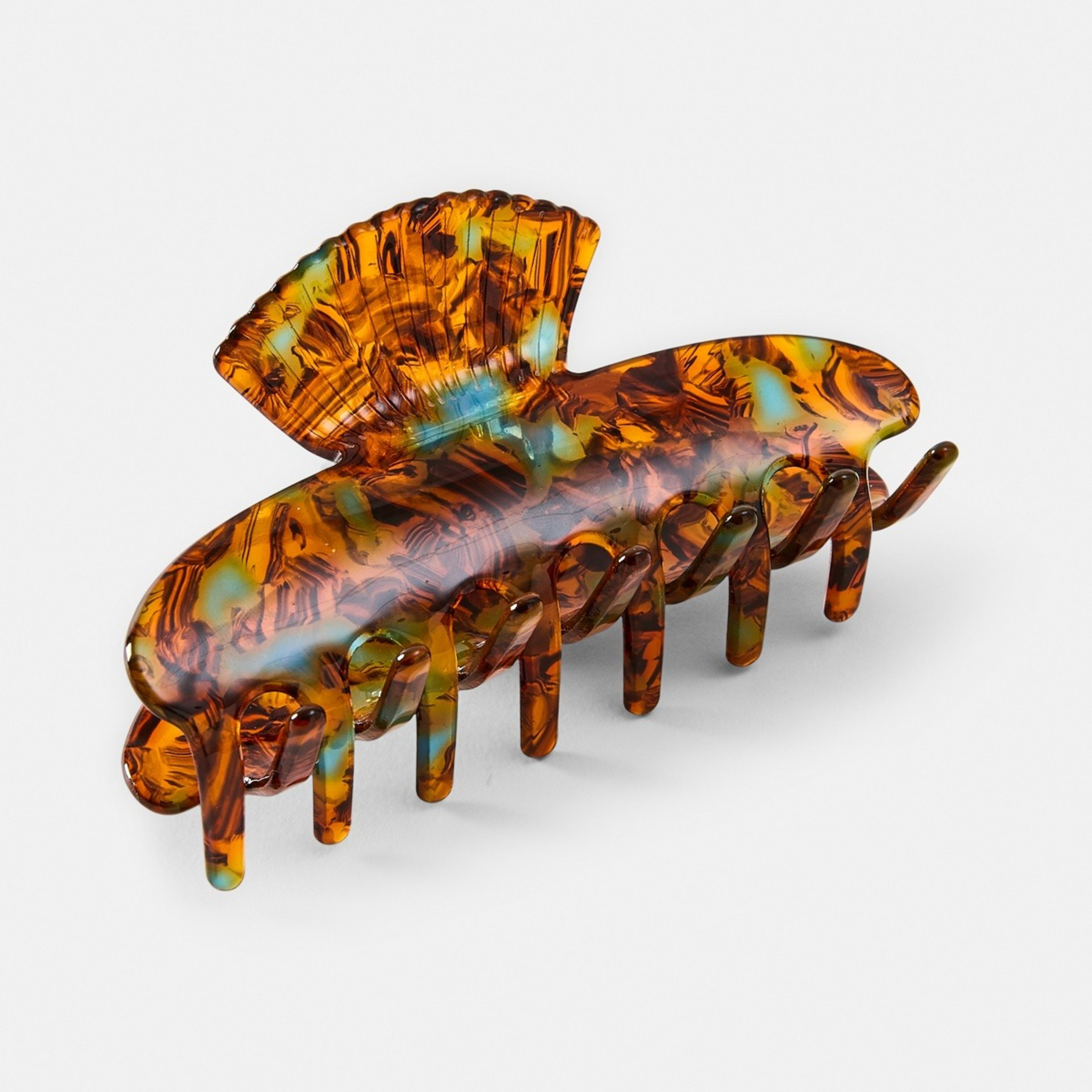 1 Brown Shell Claw Hair Clip, 1 of 4