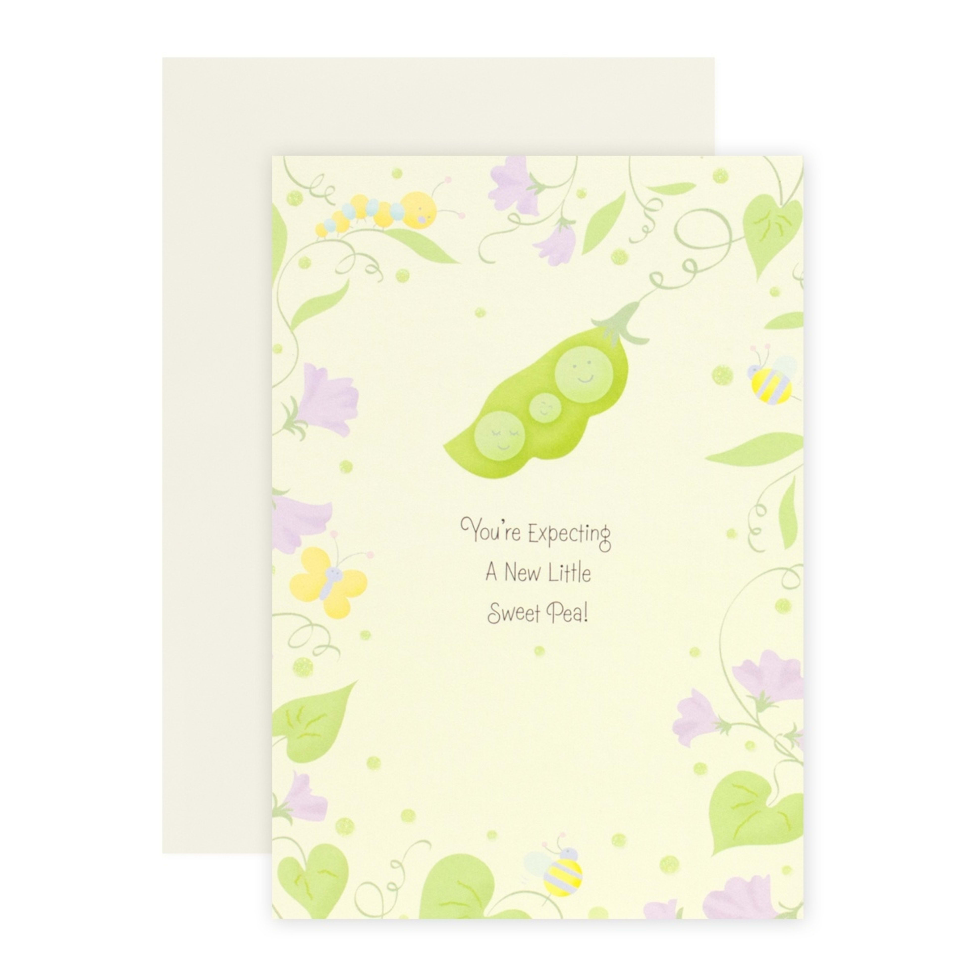 1 Connections from Hallmark Baby Celebration Card - Peas In A Pod