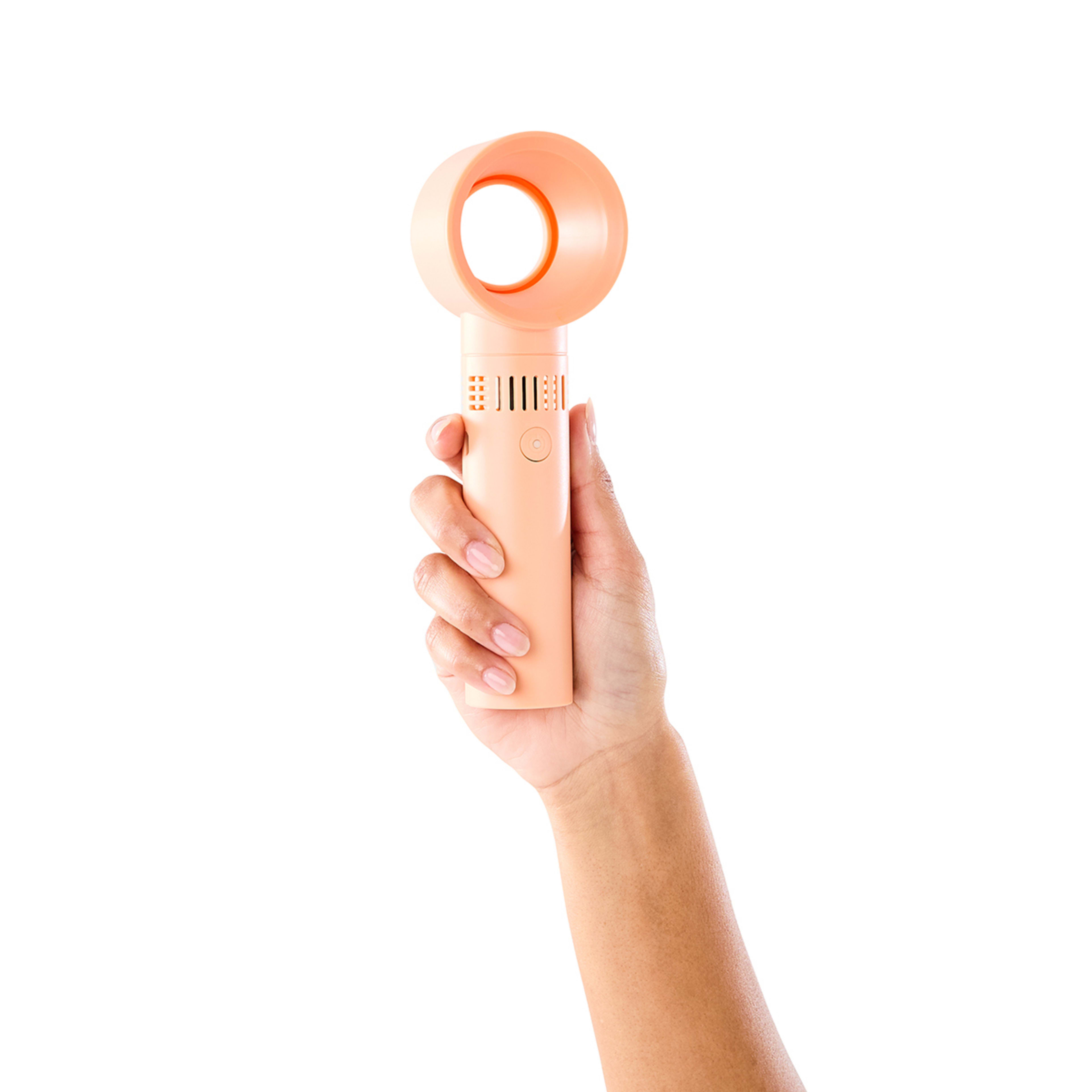 3 Bladeless Portable Handheld Fan - Orange, 3 of 10